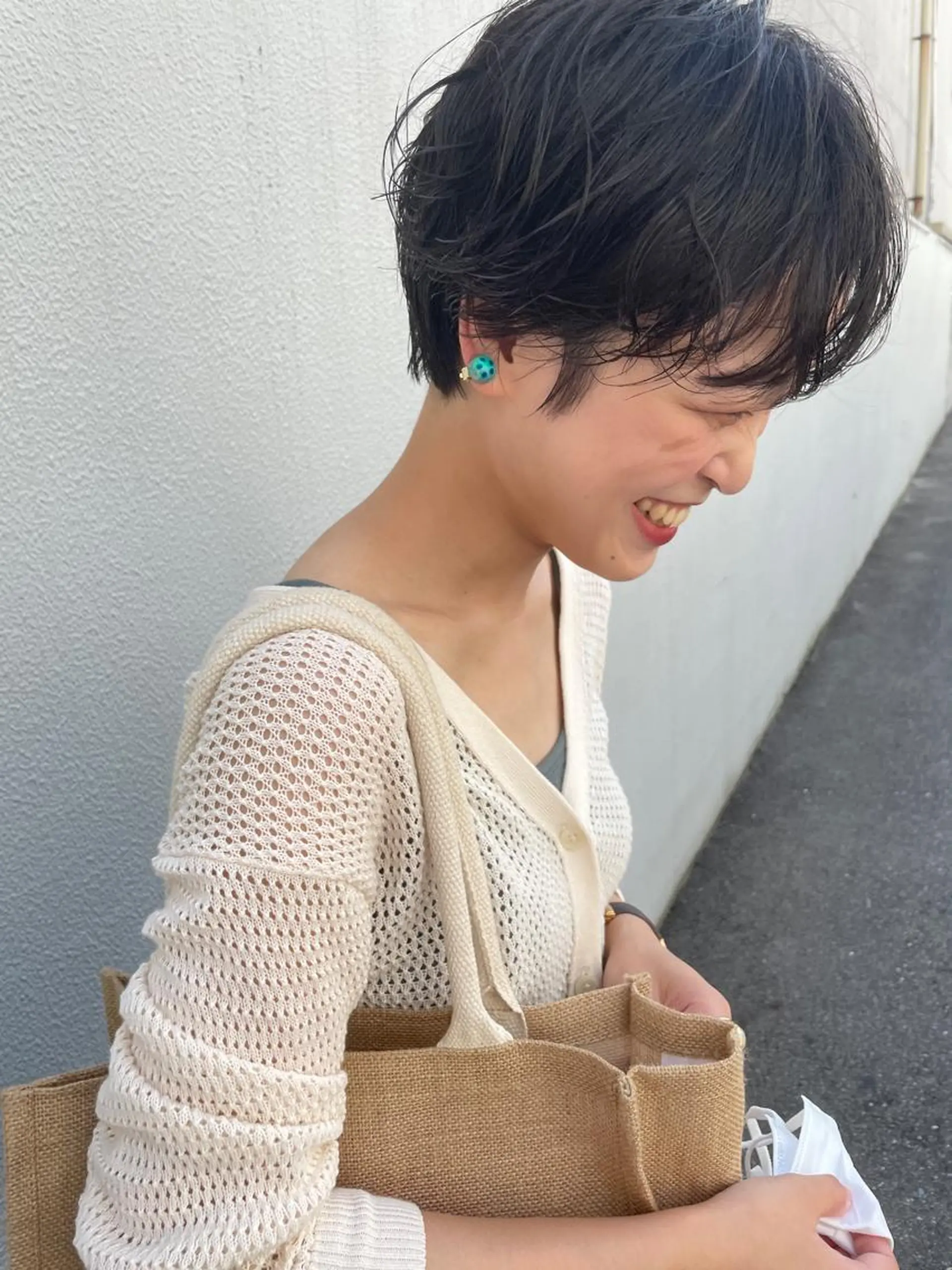ショート カット パーマ トリートメント さの あやねのヘアスタイル