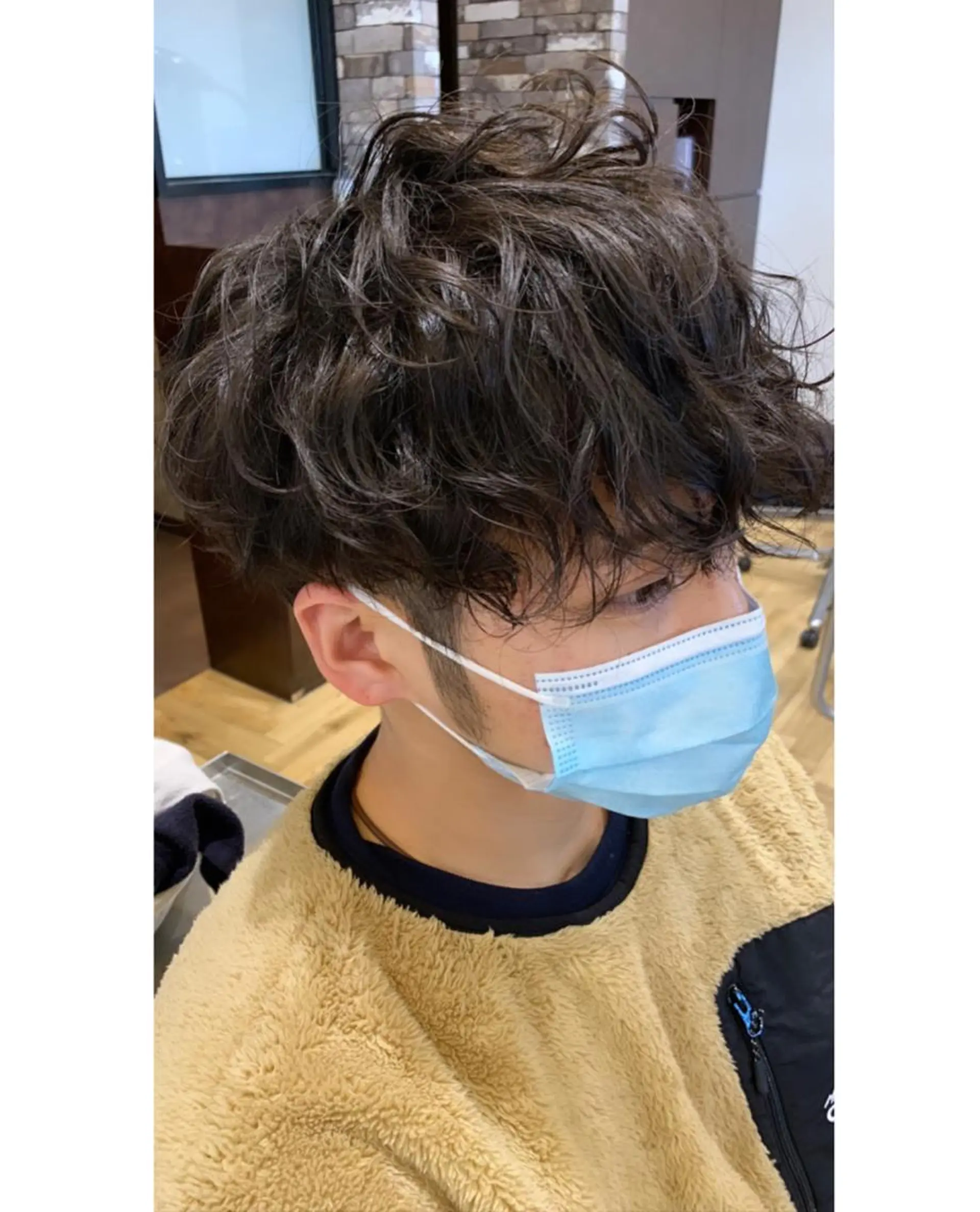 パーマ メンズ カット パーマ RAY+beauty 安藤優樹のヘアスタイル