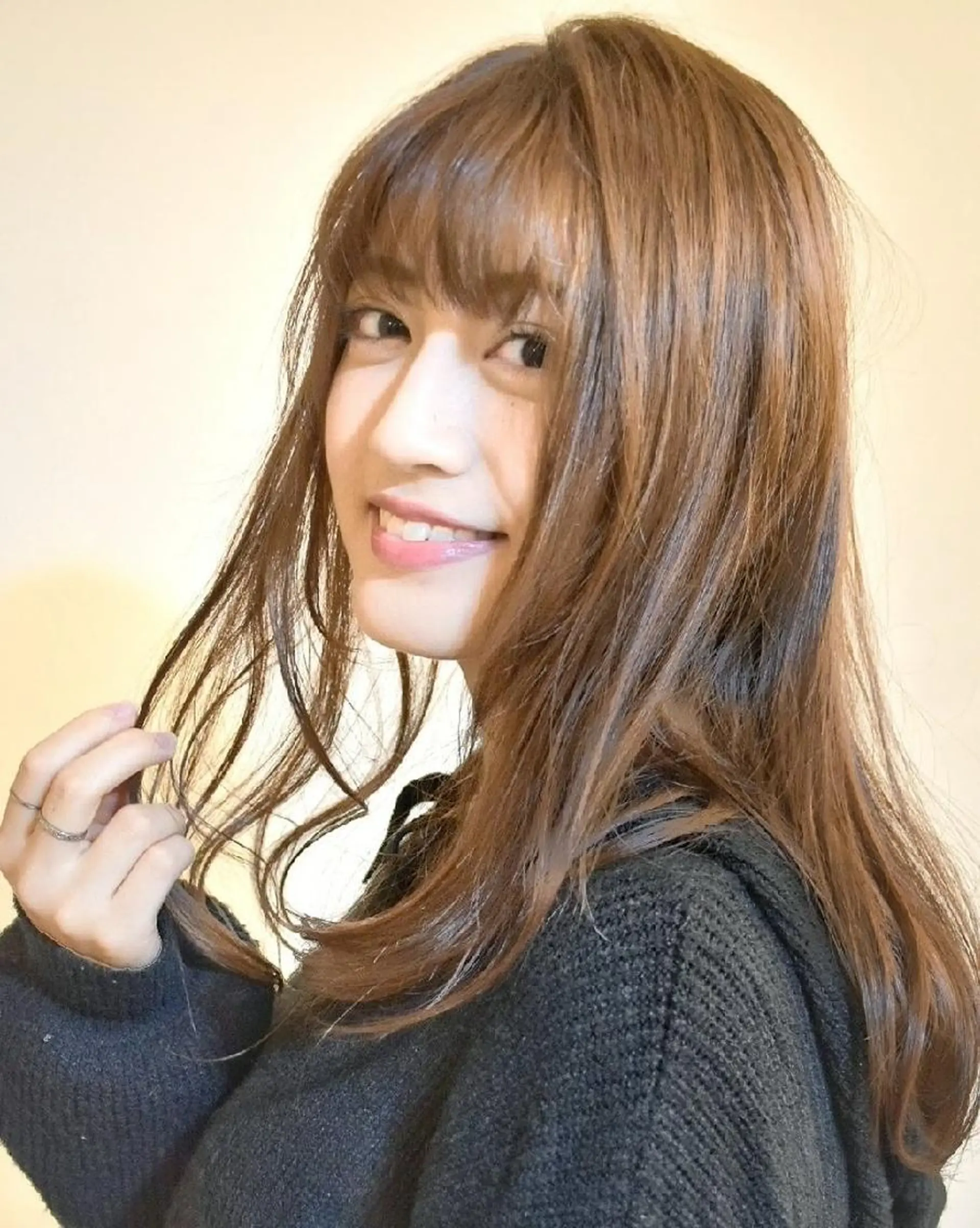 ロング 北川 裕暁のヘアスタイル