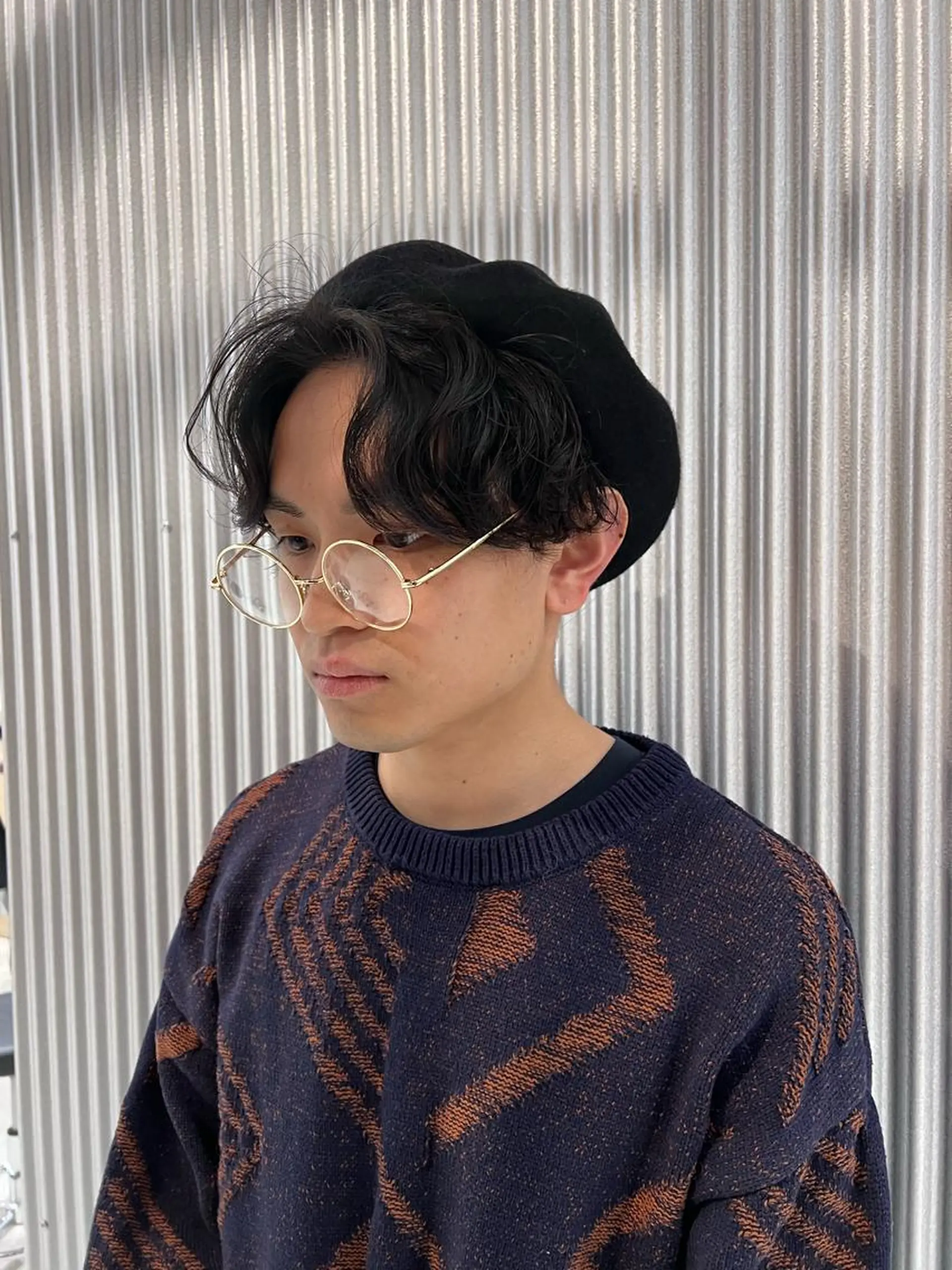 パーマ メンズ カット パーマ ally hairsalon所属・Emi .のヘアスタイル