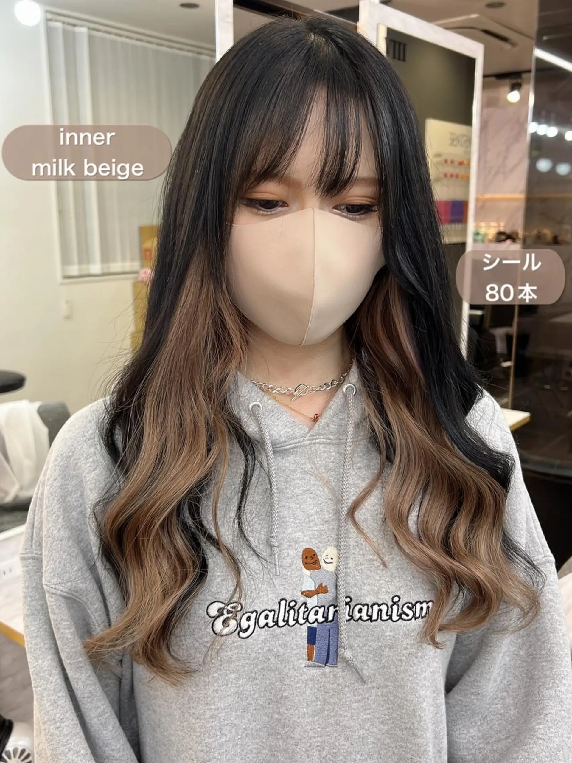 ロング シールエクステ ボブ エクステ ロング サロウィン千葉所属・サロウィン千葉店 Toshikiのヘアスタイル