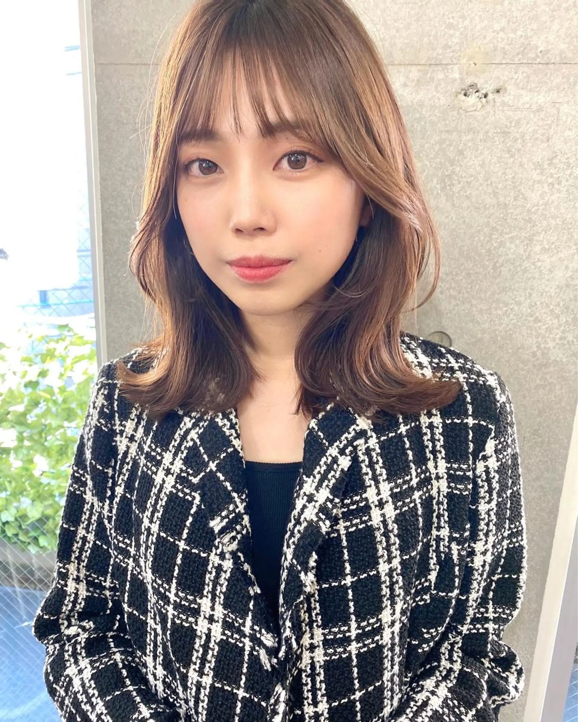 ミディアム カラー 似合わせレイヤー 🇰🇷荒木洋文のヘアスタイル