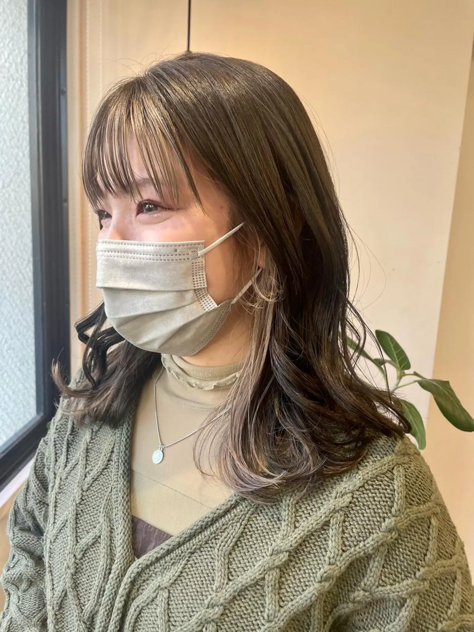 セミロング カラー ベージュカラー オリーブベージュ ホワイトベージュ ヘッドスパ faith hair bisq所属・平澤 萌香のその他イメージ