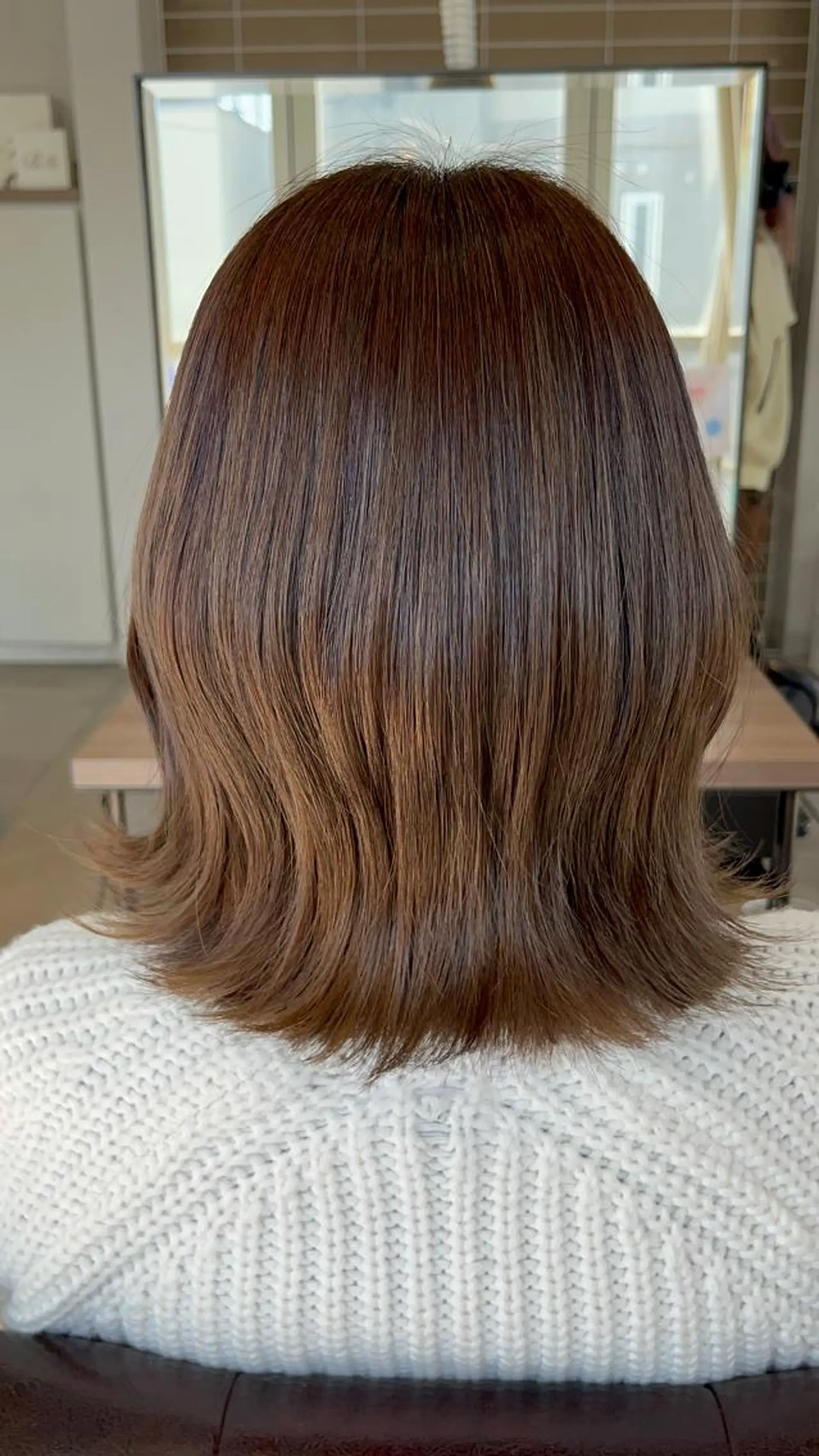 ミディアム カラー 似合わせカット 堀江あかり🌟ボブ/ ハイライト/似合わせのヘアスタイル