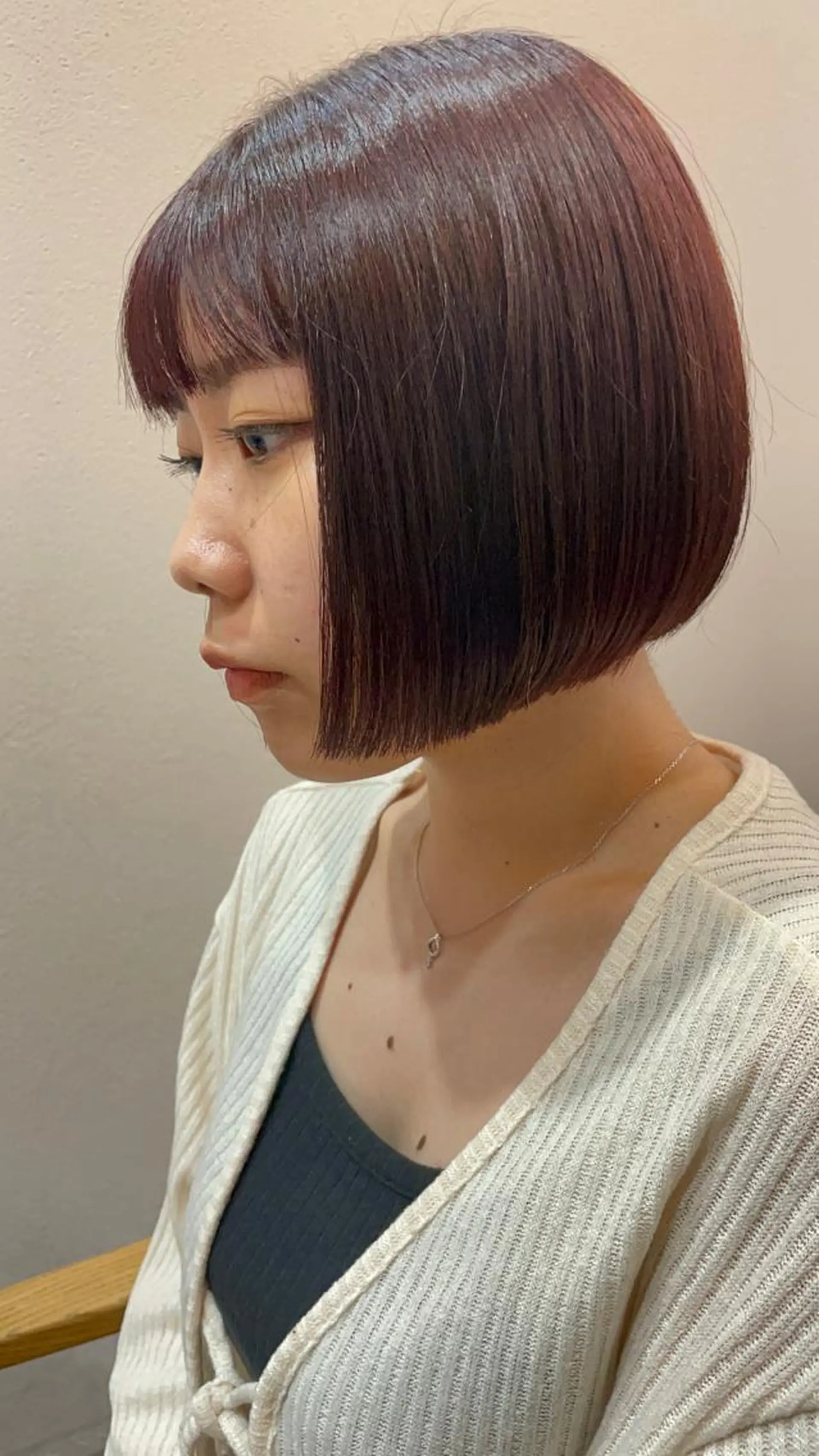 ショート カット ヘアカラー トリートメント ボブ/髪質改善/ soiナカジママドリのヘアスタイル