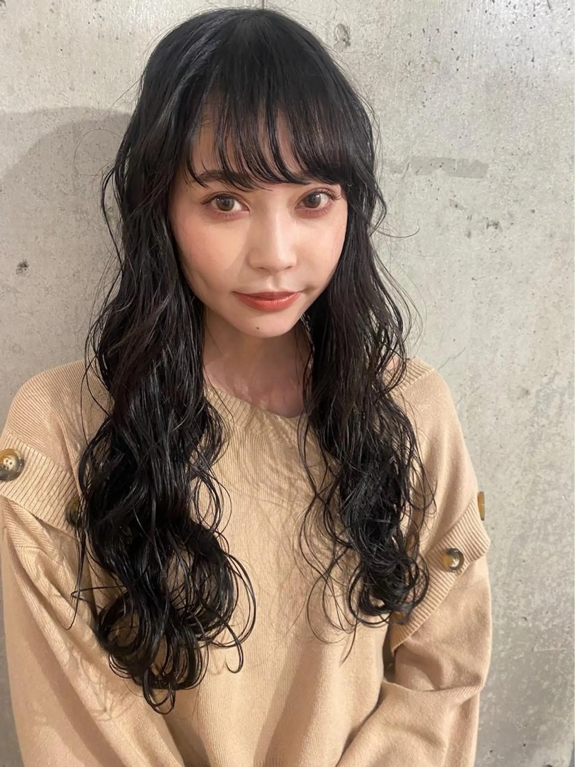 セミロング カラー ヘアアレンジ lani 天神大名/ブリーチのヘアスタイル
