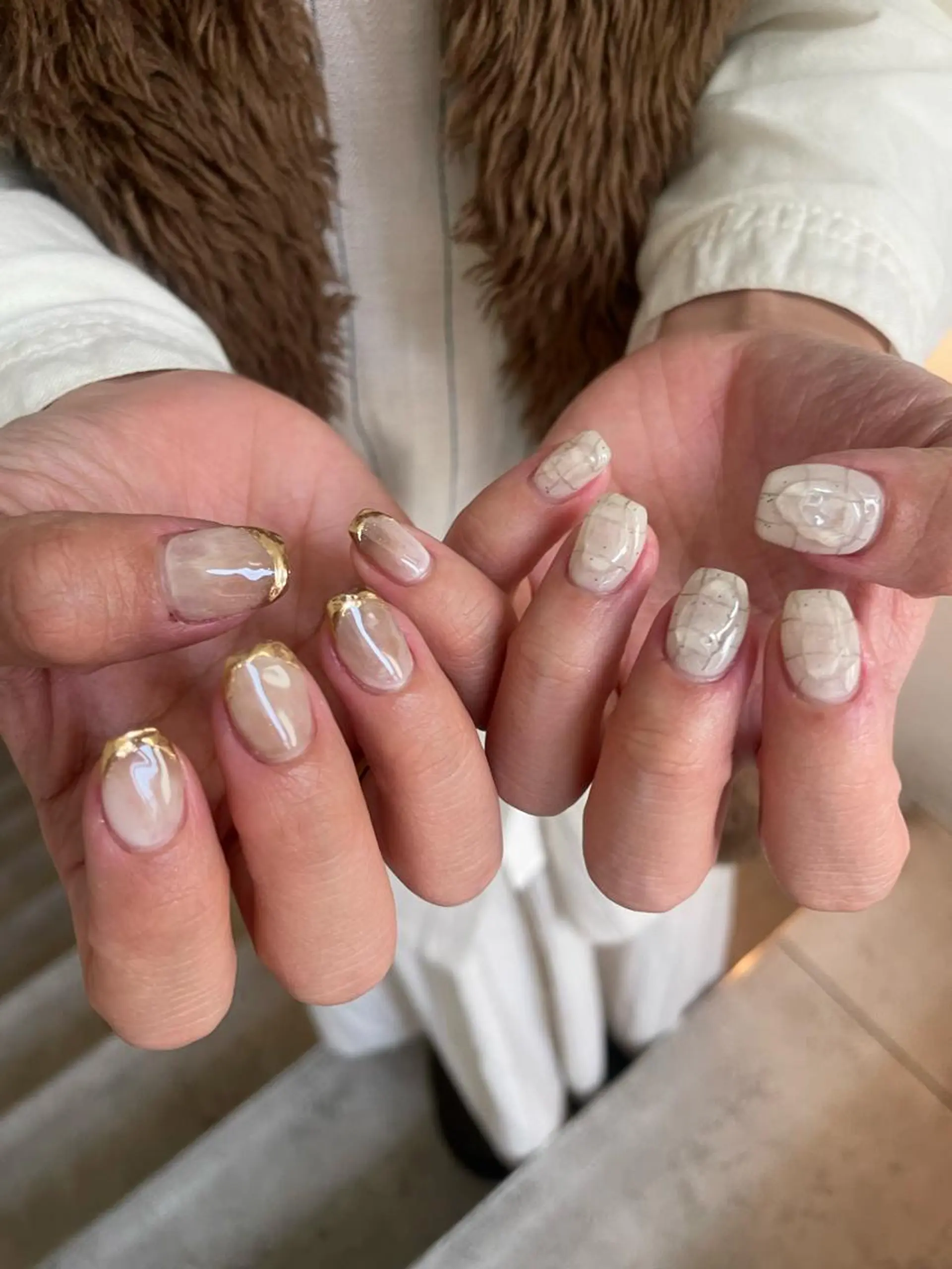 ネイル ハンドネイル 【淡色color/ nail】maikoのネイルデザイン
