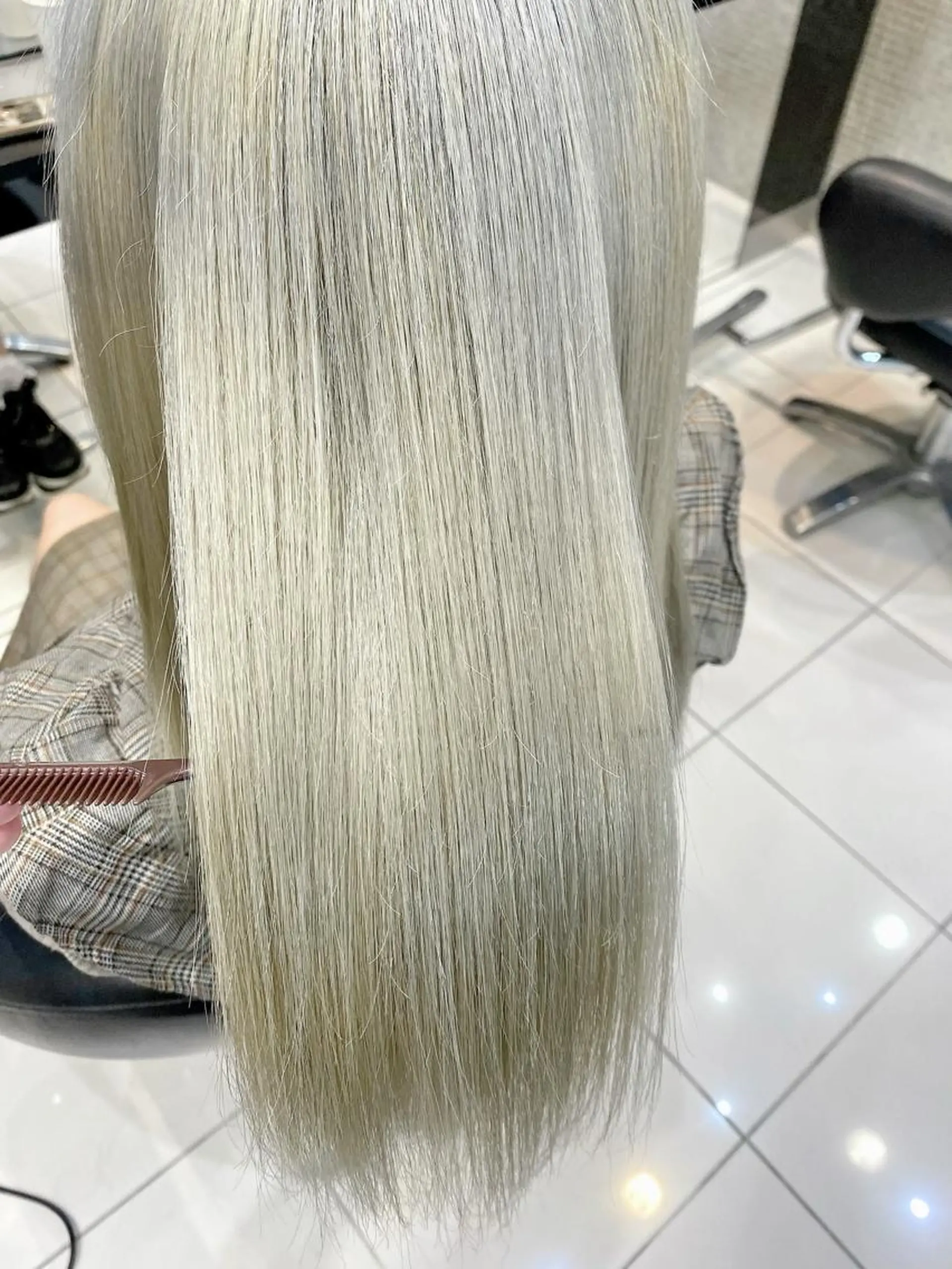 ロング カラー ヘアアレンジ メンズ キッズ ヘアカラー Lauburu渋谷 officialのヘアスタイル