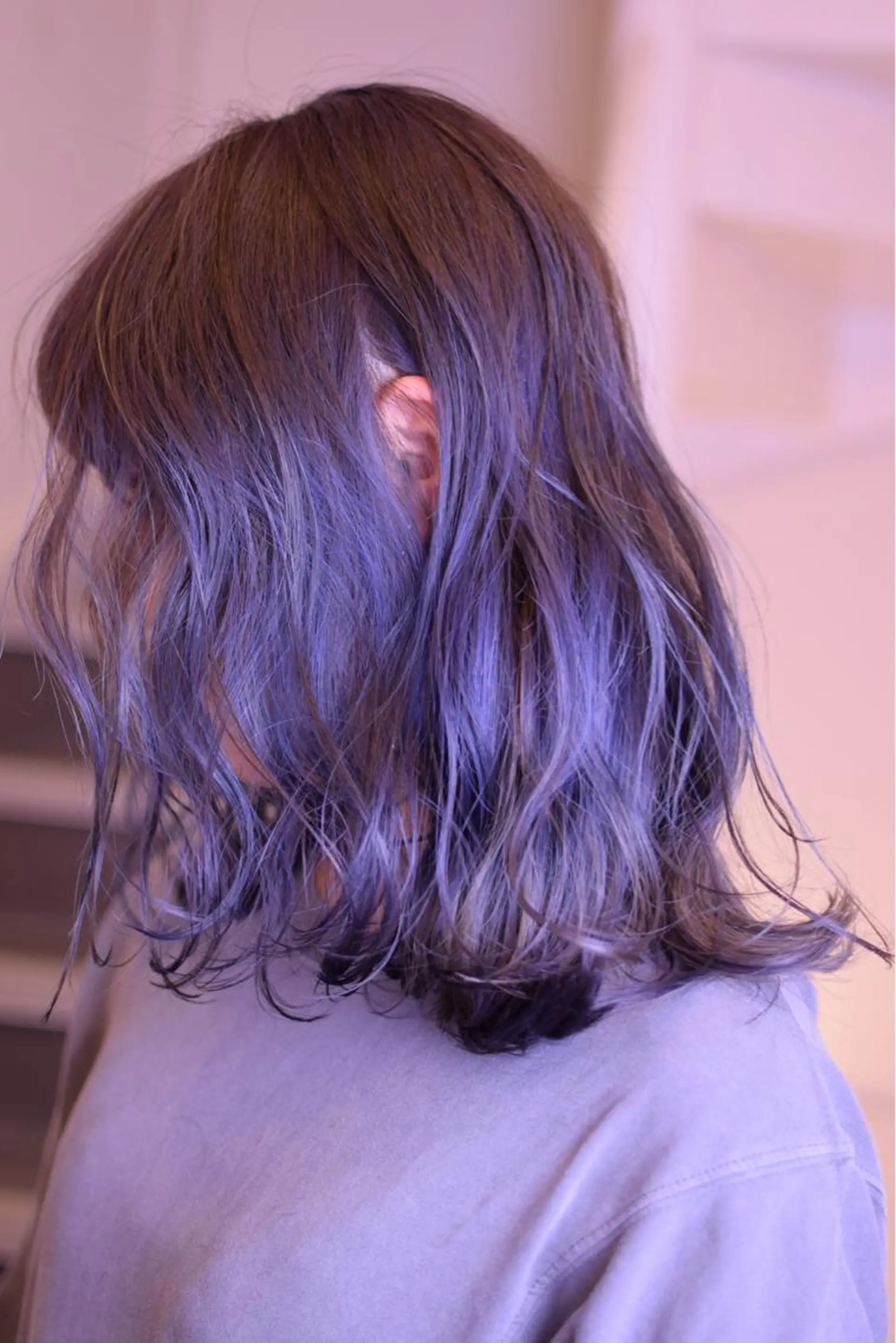 セミロング カラー ケアブリーチ白髪染め TAKUMIのヘアスタイル