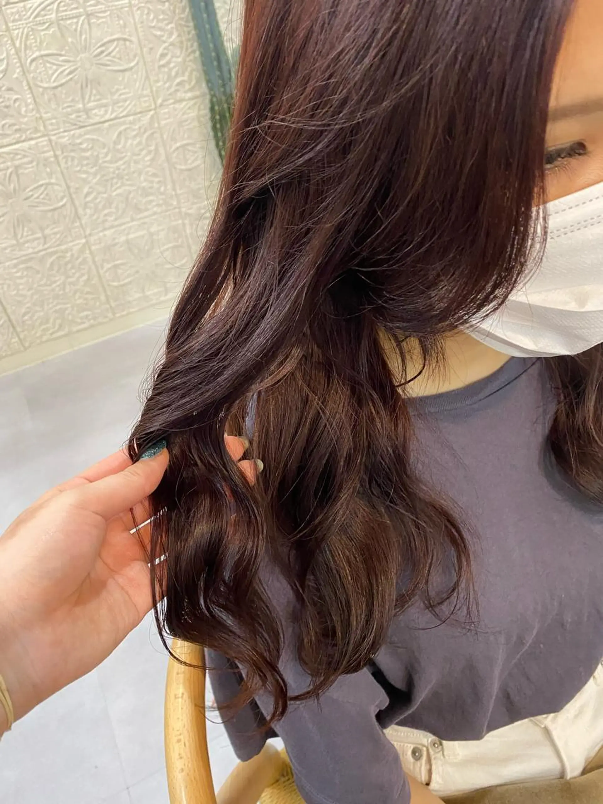 ロング 大久保 愛のヘアスタイル