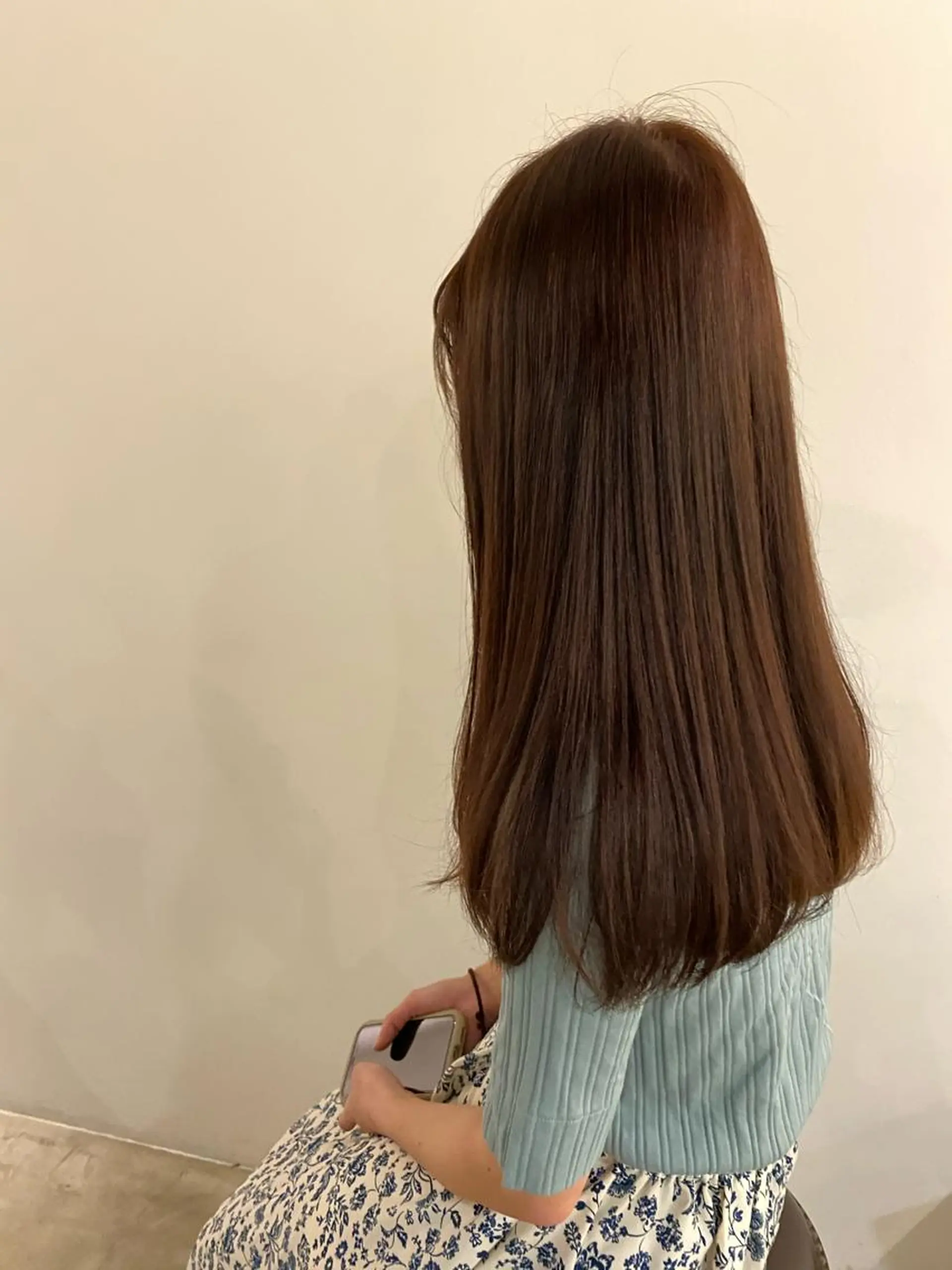 ロング カラー ブラウンカラー ピンクカラー ピンクブラウン サイトウ アカネのヘアスタイル