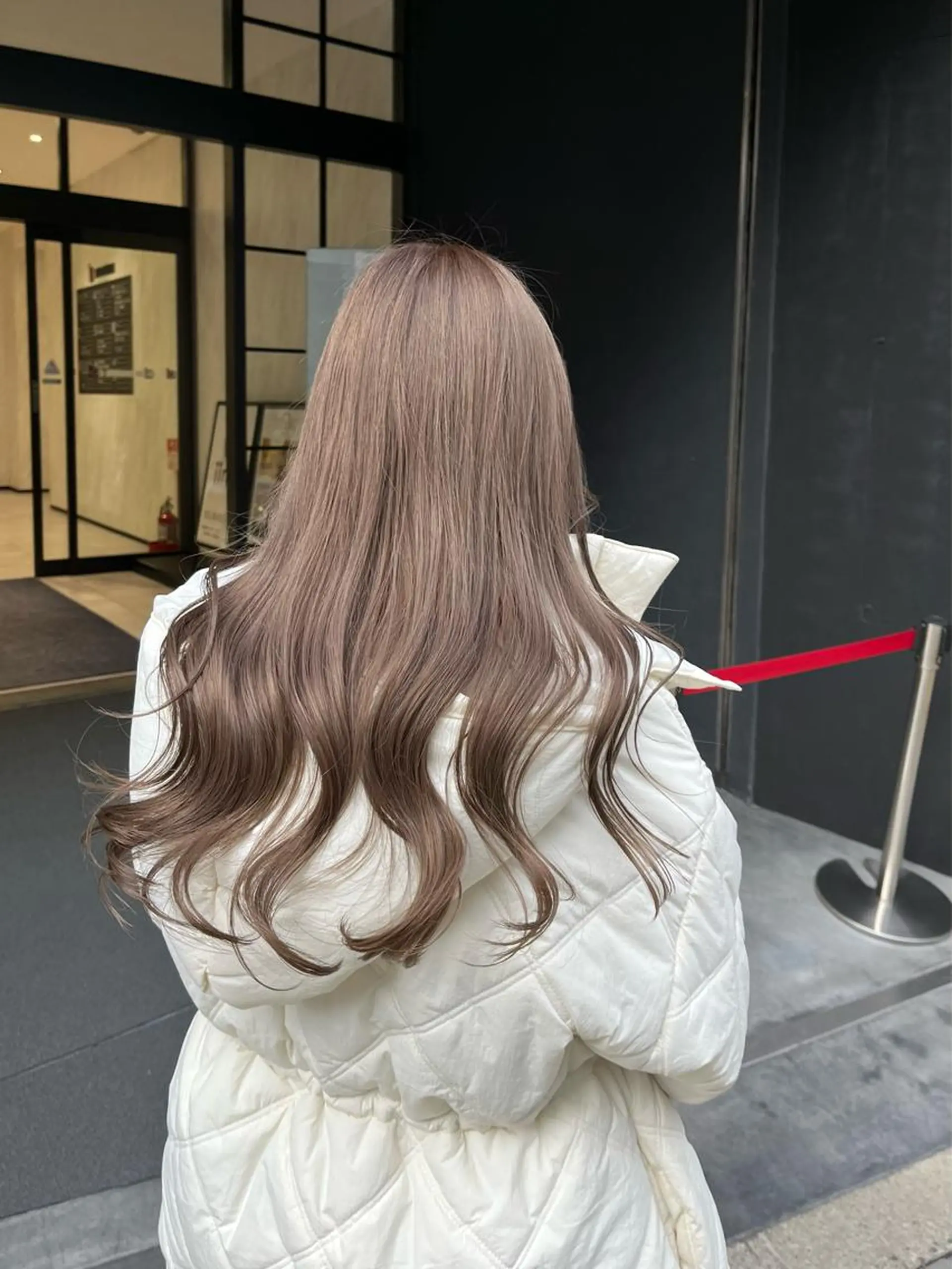 ロング カラー yohaku misakiのヘアスタイル
