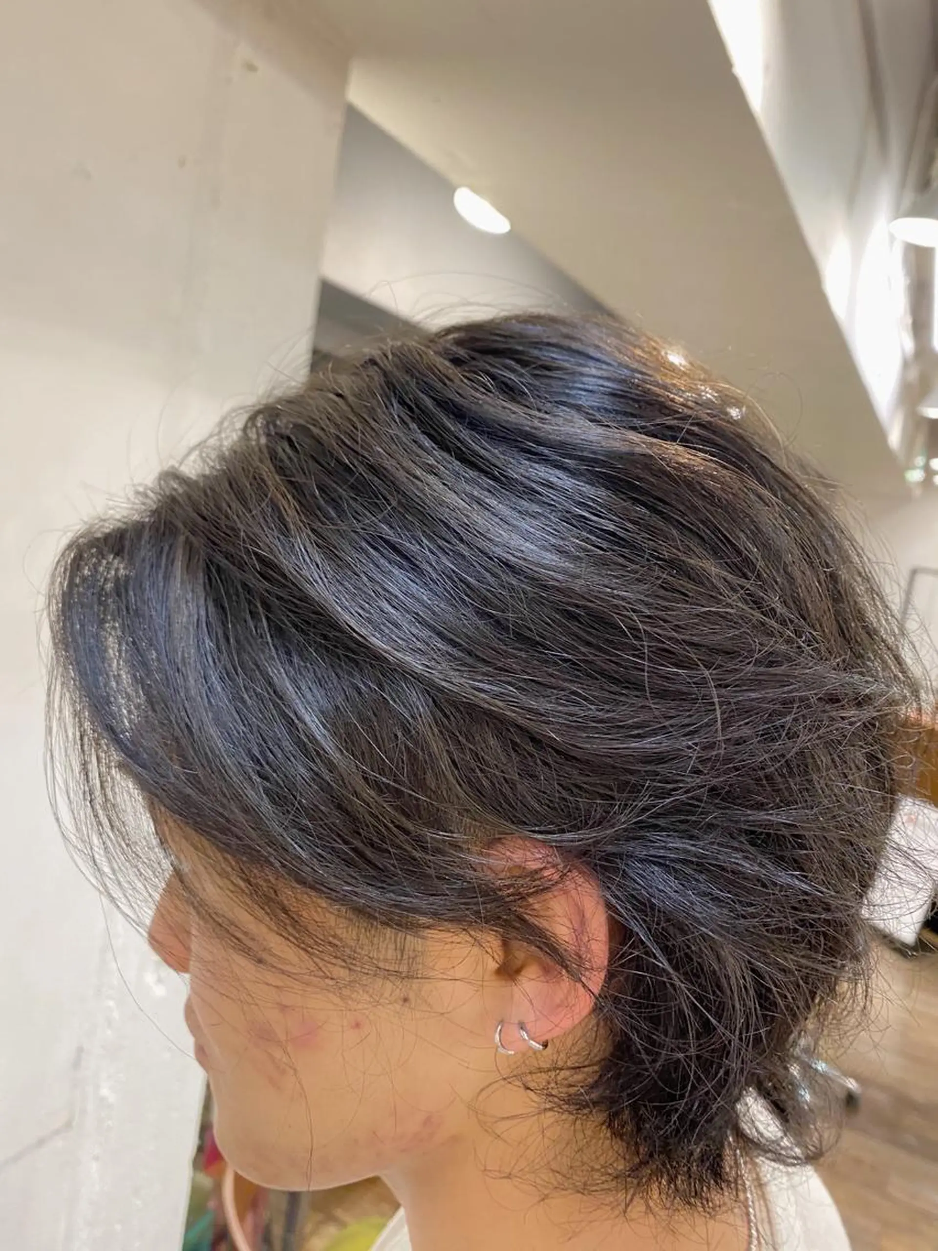 カラー メンズ メンズハイライト ハイライトカラー ink Runaのヘアスタイル