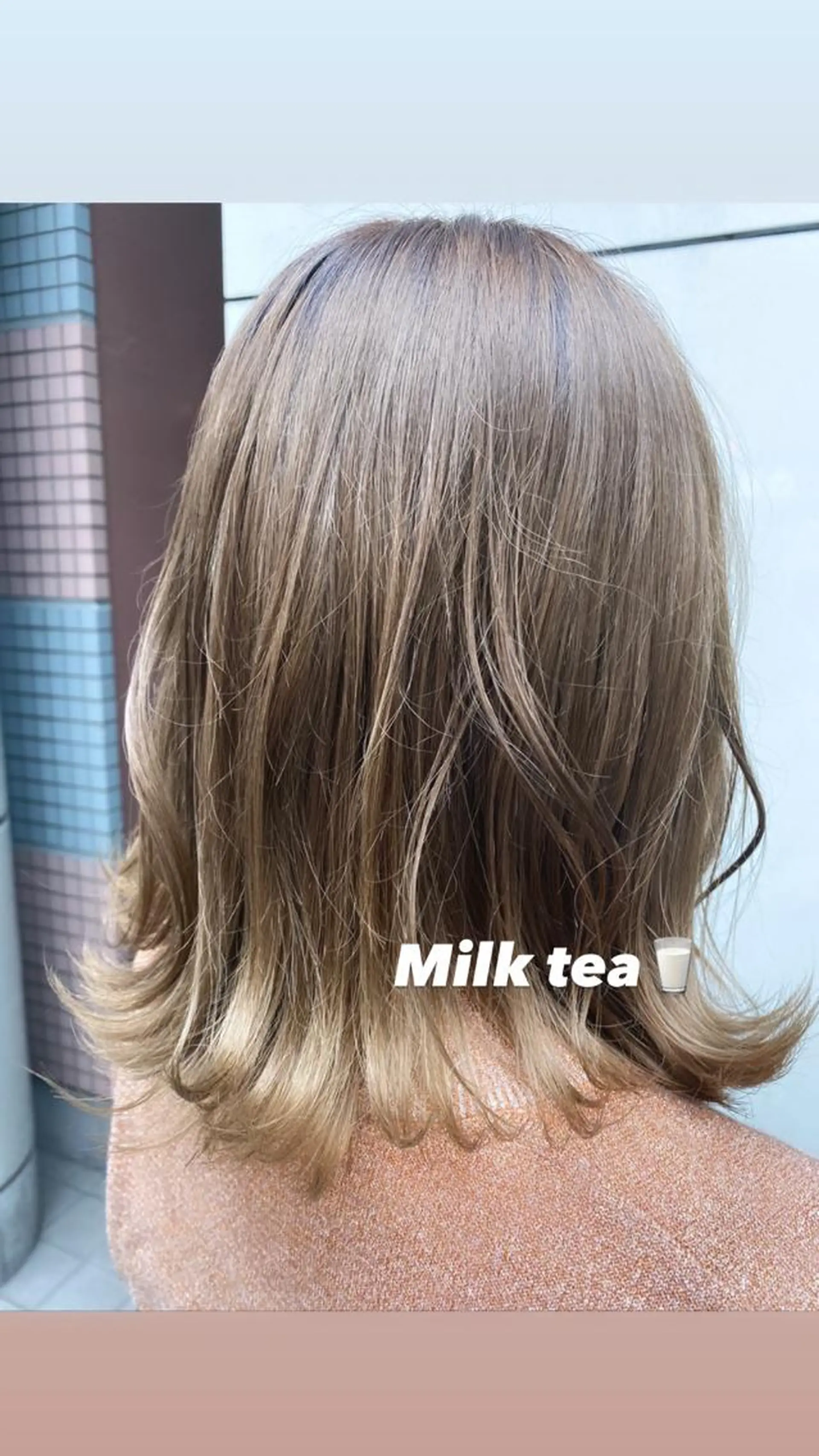 セミロング ヘアカラー トリートメント ヘアセット chinatsu 🧸𖤐⡱のヘアスタイル