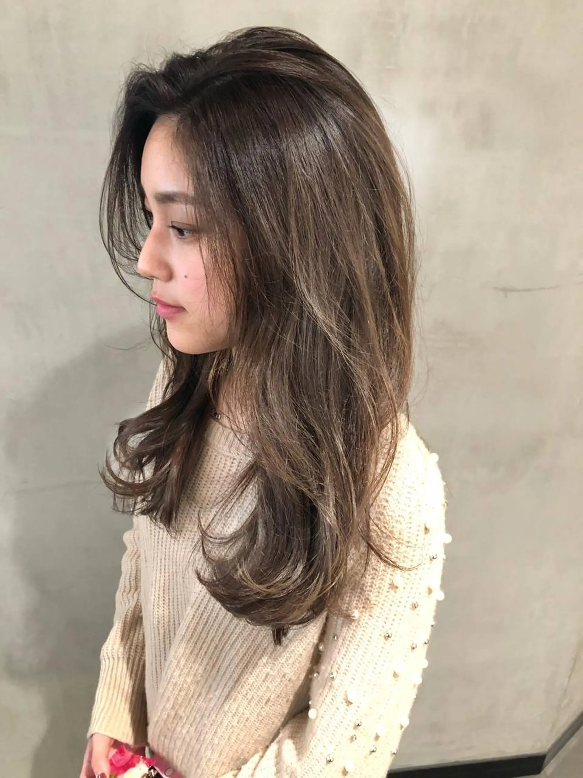 ミディアム カラー グラデーションカラー ヘアカラー トリートメント laughl所属・大西 直人のヘアスタイル