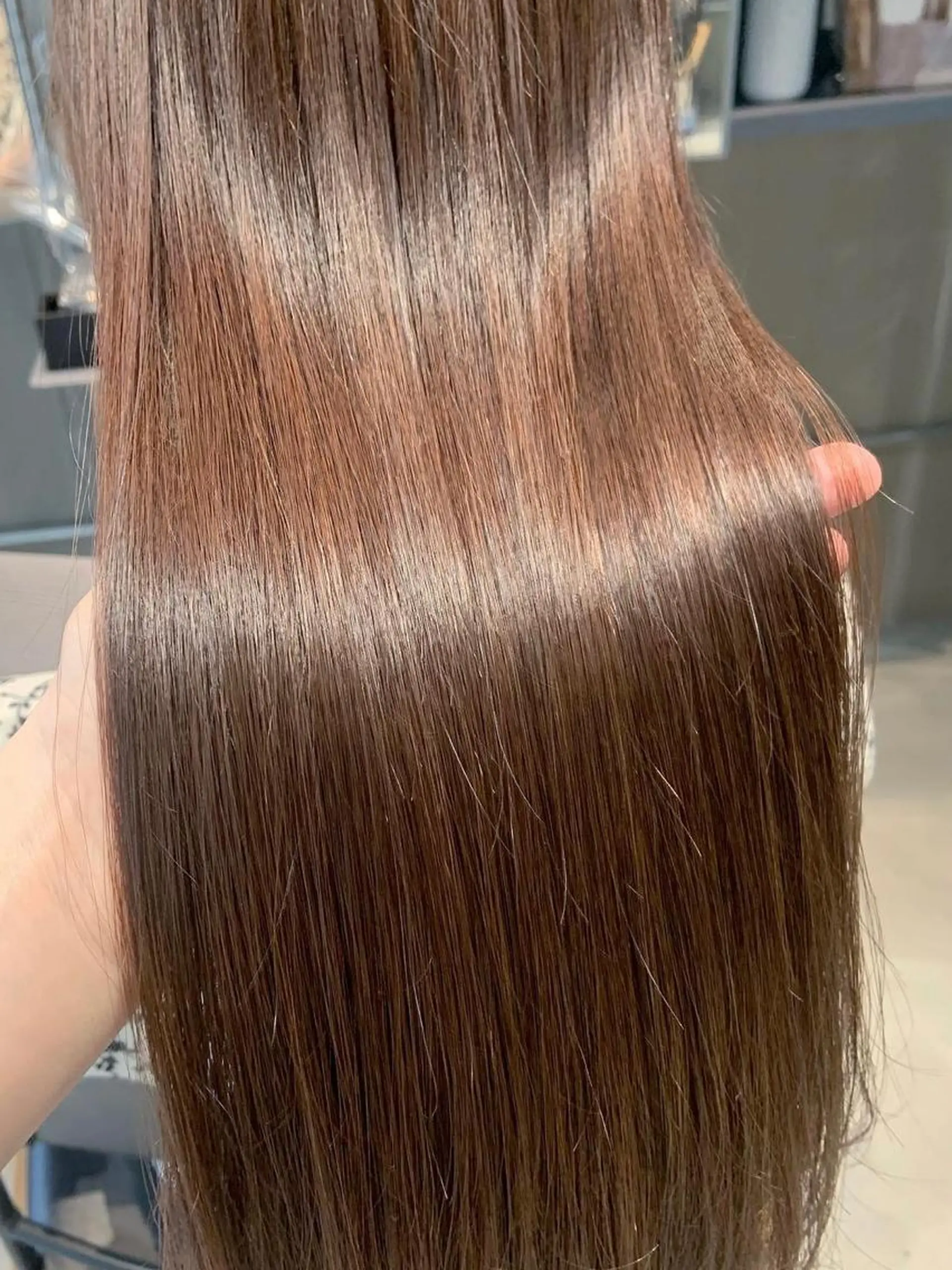 ロング 髪質改善 カット 縮毛矯正 トリートメント hair  bh.maara所属・bh.maara デザイン／ハイトーンのヘアスタイル