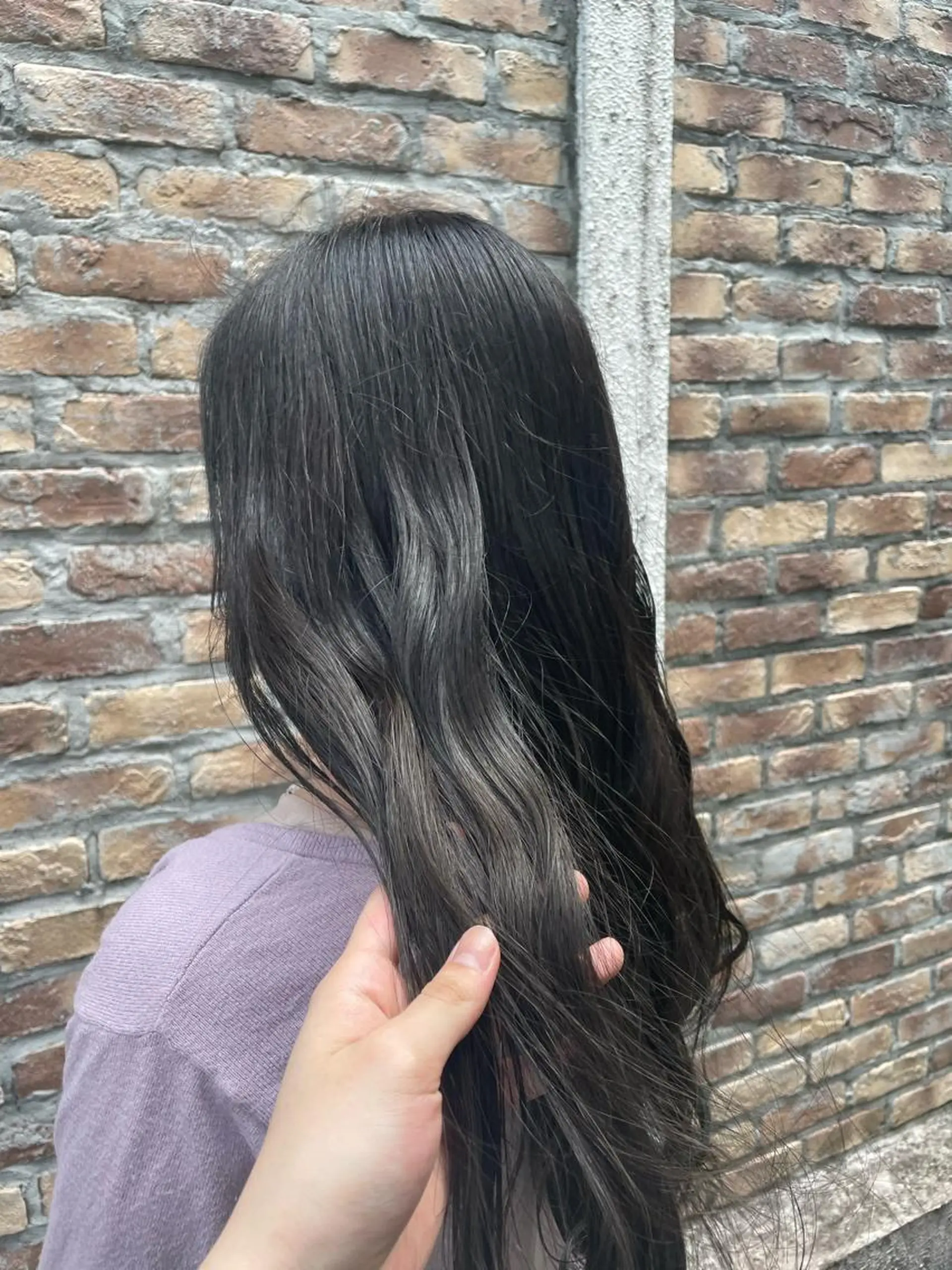 ロング カラー ヘアカラー トリートメント ながこ /透明感カラーのヘアスタイル