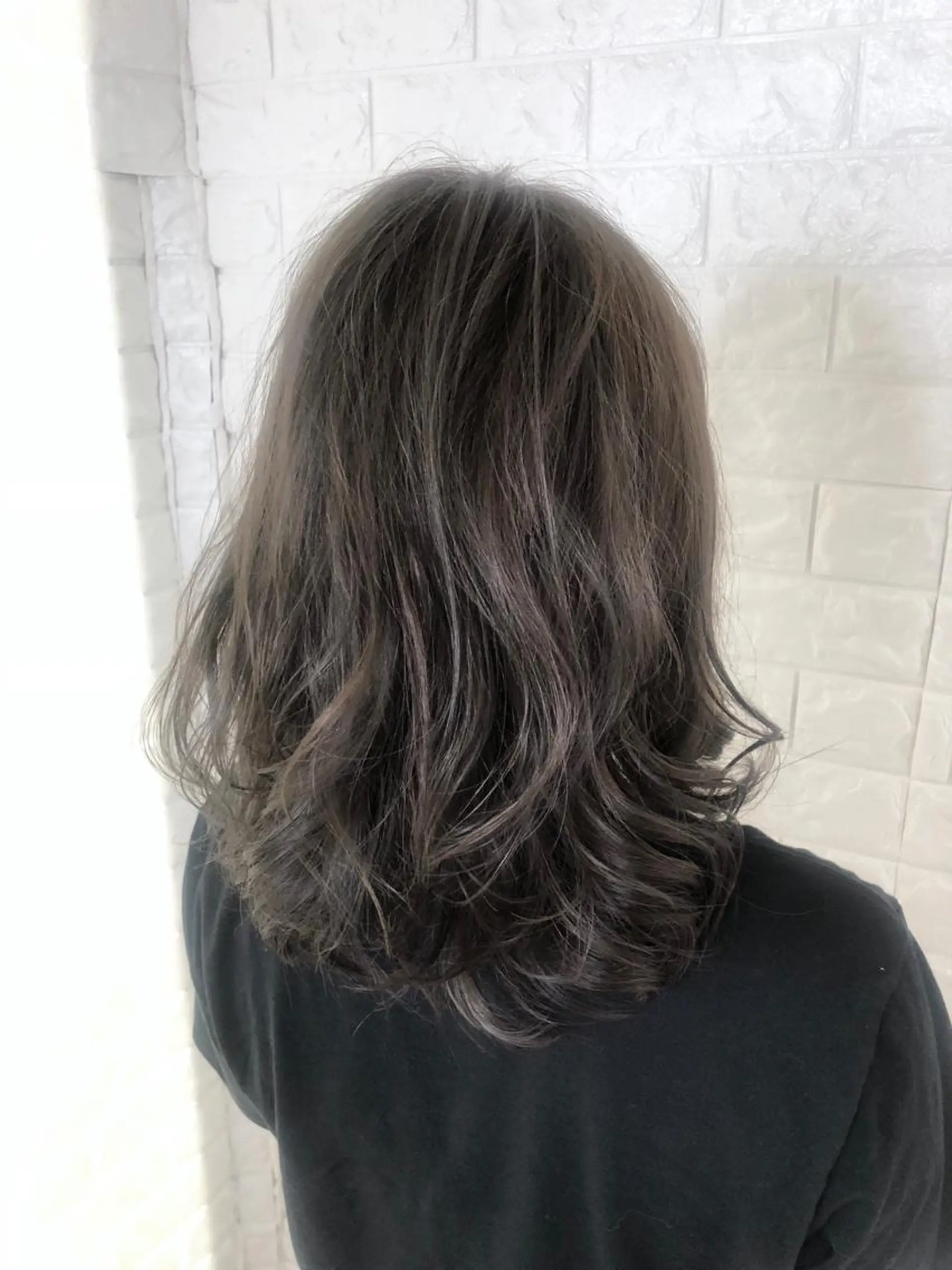 ミディアム ハイライト 縮毛矯正/髪質改善 主税巧一のヘアスタイル