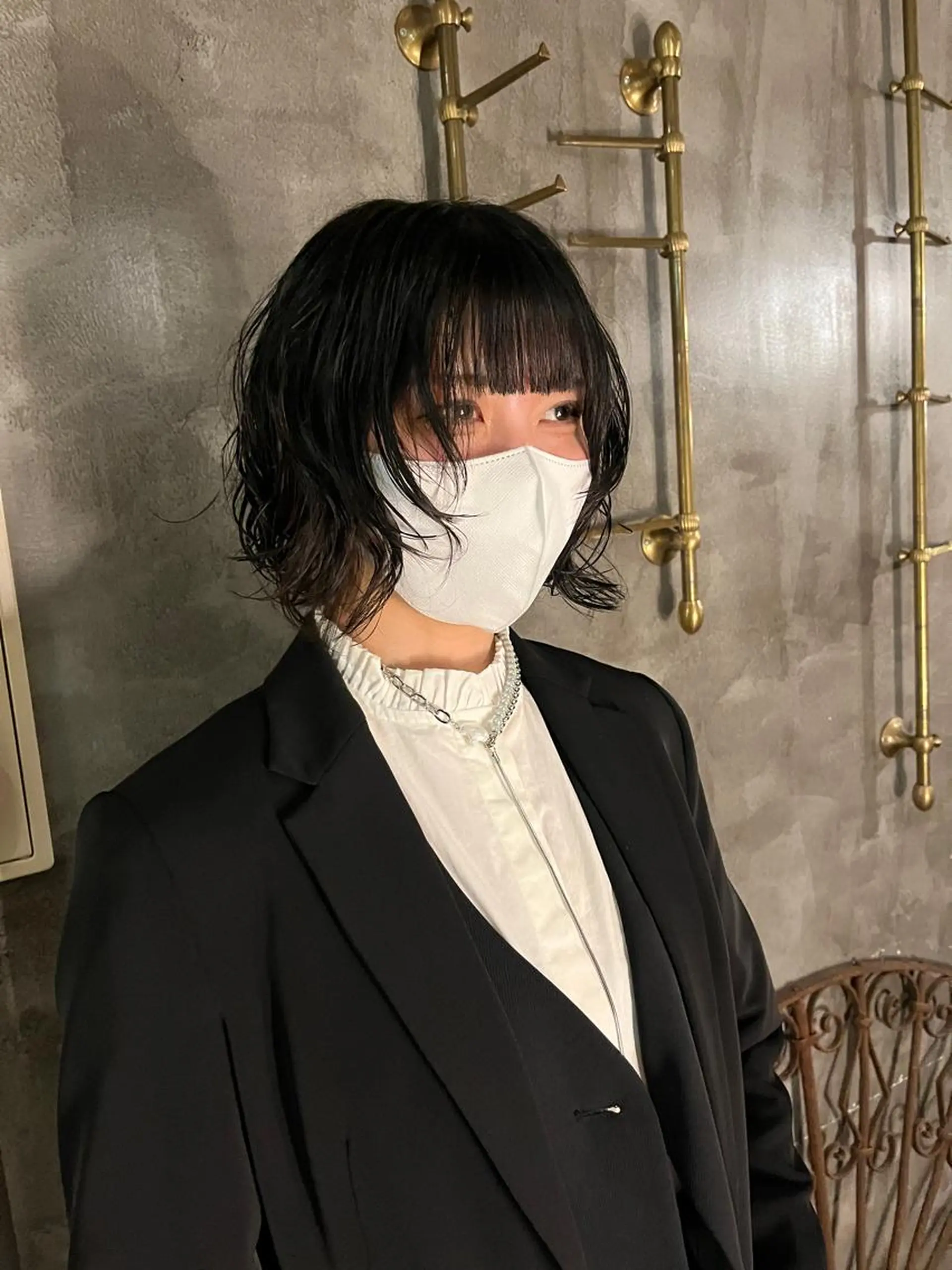カラー パーマ パーマ HAIR MAKE  miel所属・🫧透明感カラー🫧 SHINSEIのヘアスタイル