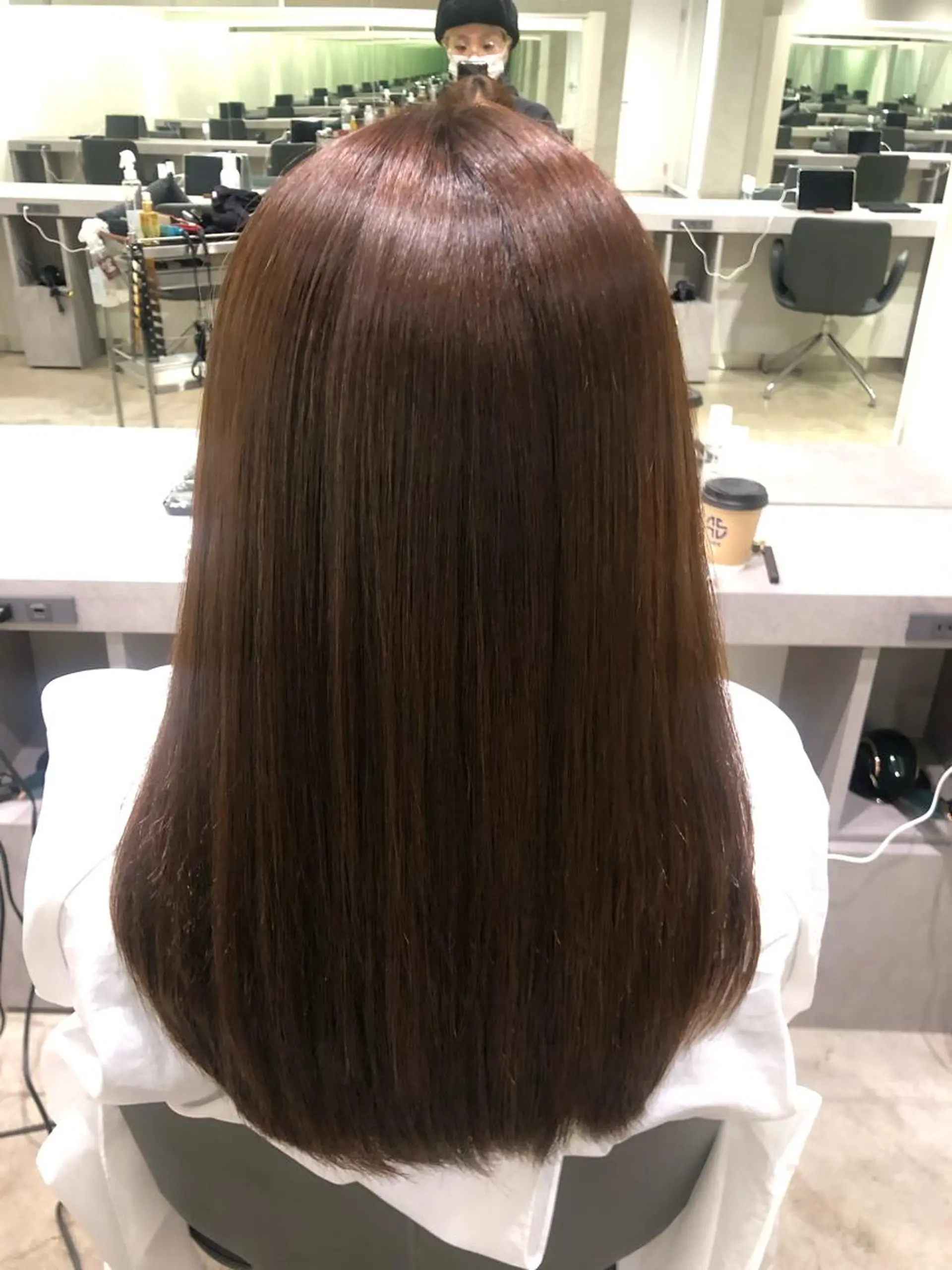 ミディアム カラー 高橋 かのんのヘアスタイル