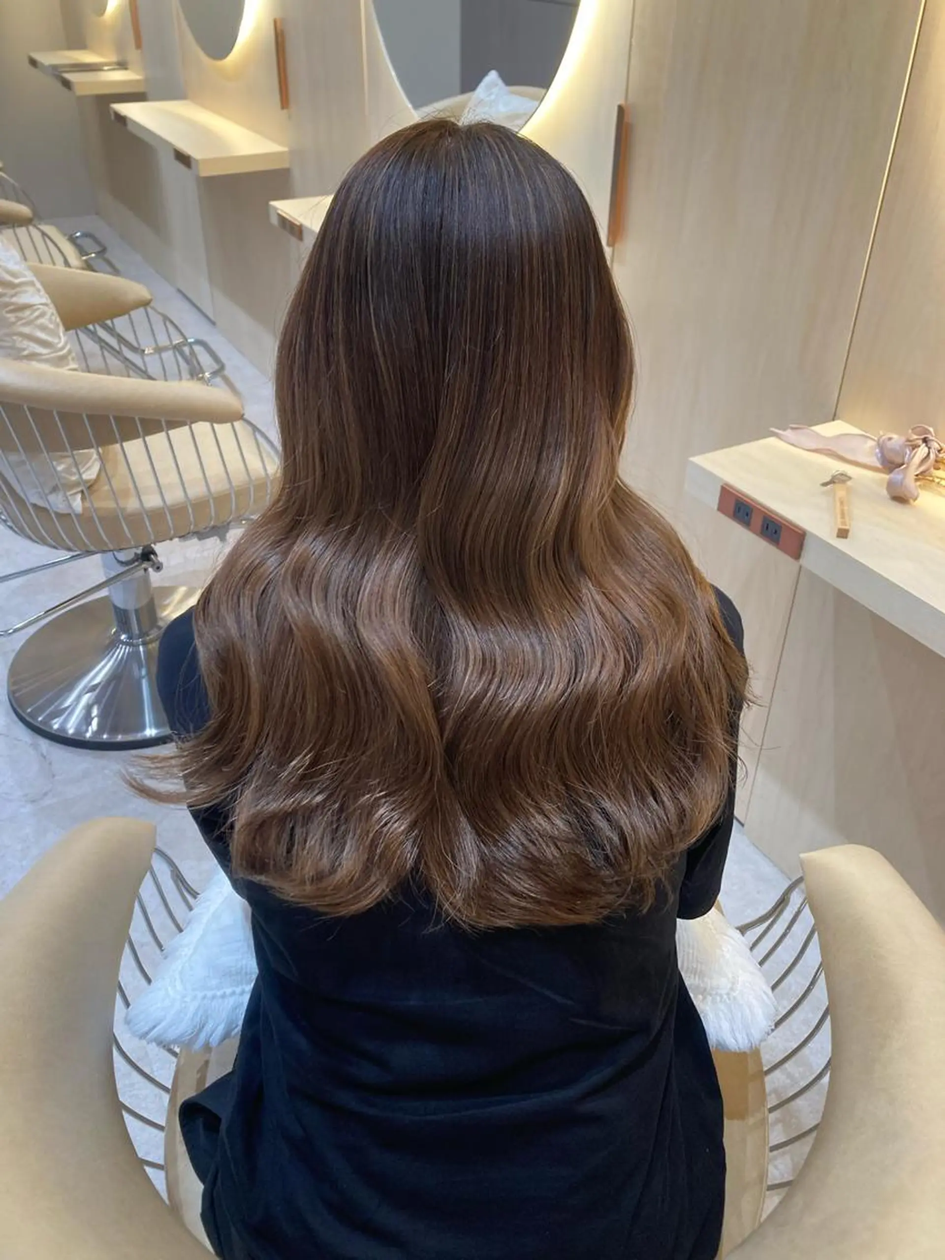 ロング ハイライト ヘアカラー トリートメント 🩵縮毛矯正・ボブ 岩原朋也🩵のヘアスタイル