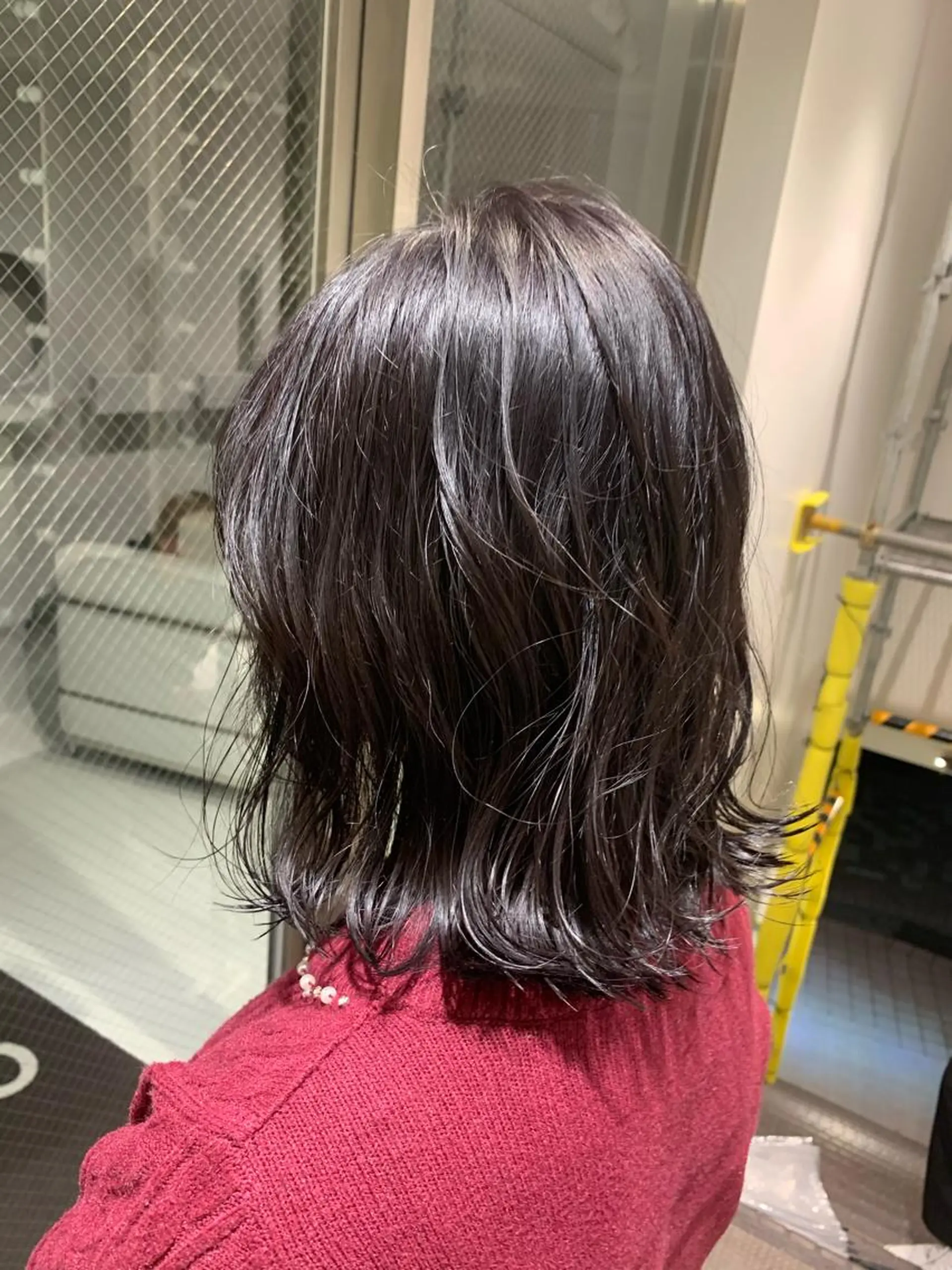 ミディアム カラー グレージュ ラベンダーカラー ラベンダーグレージュ ラベンダーグレー ヘアカラー トリートメント SYS by fit /HONOKAのヘアスタイル