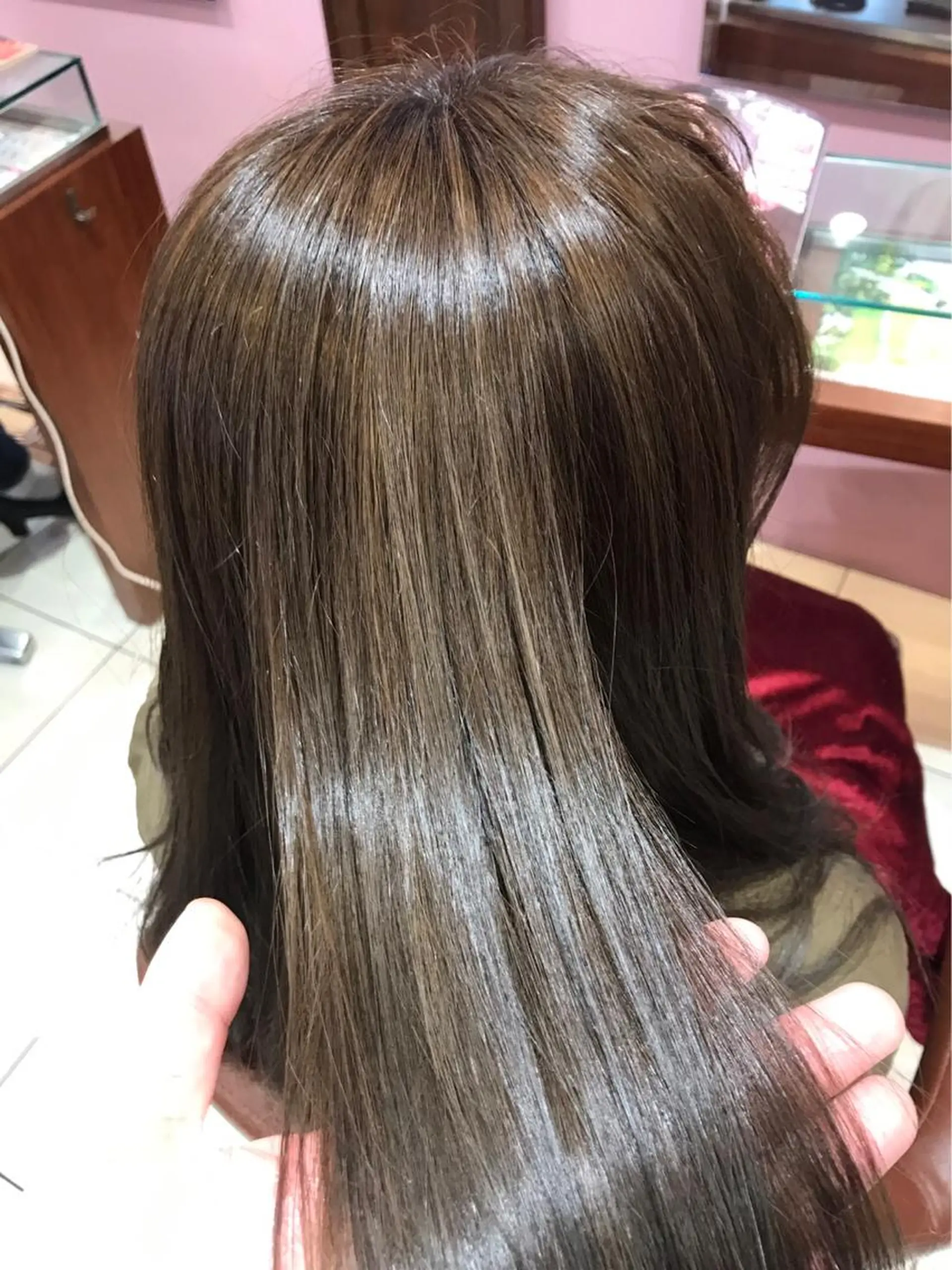 ロング カラー イルミナカラー 髪質改善 トリートメント 大阪長居🌱野見山 卓也のヘアスタイル