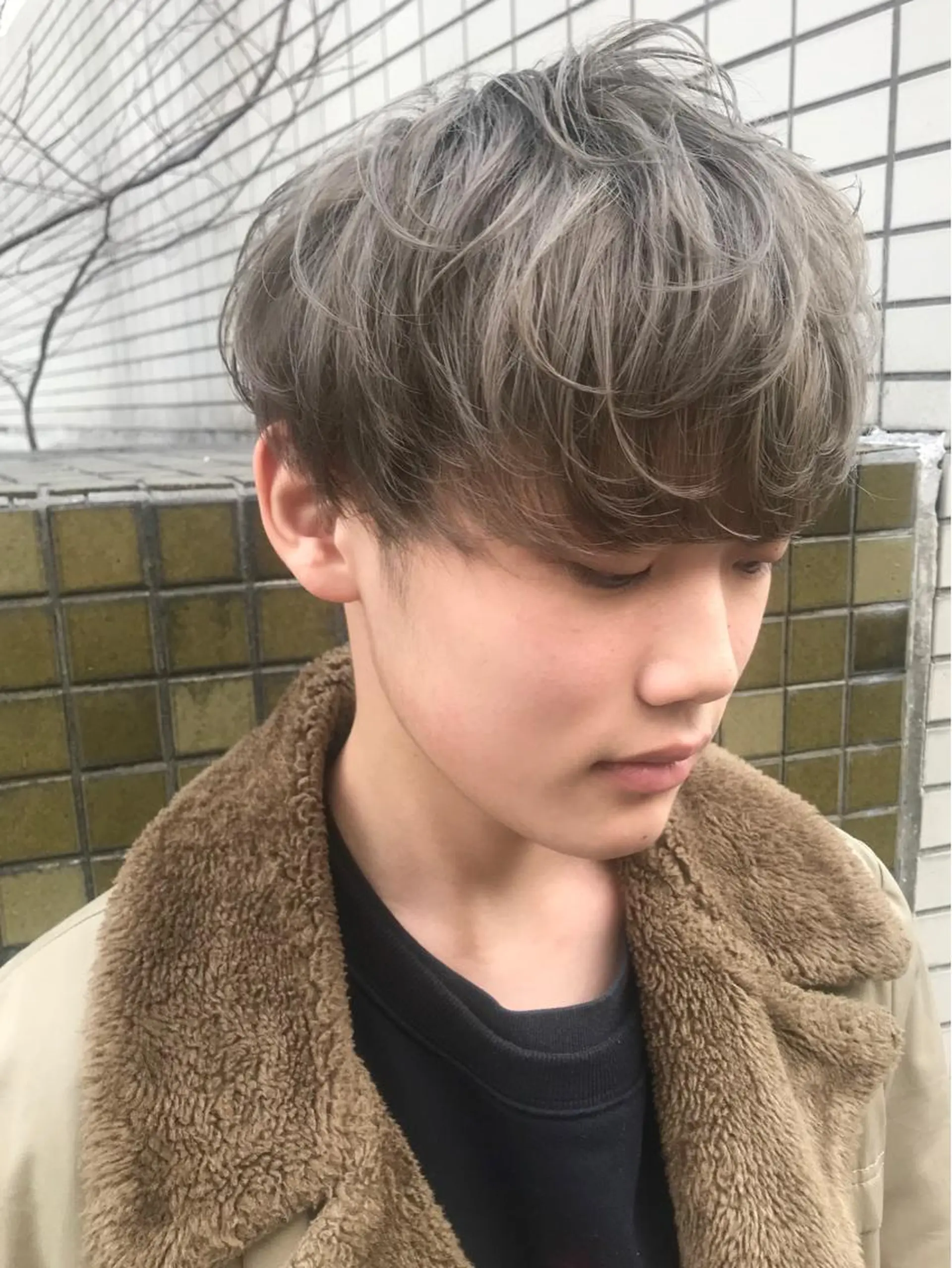 ショート カラー メンズ カット トリートメント 佐藤 魁人のヘアスタイル