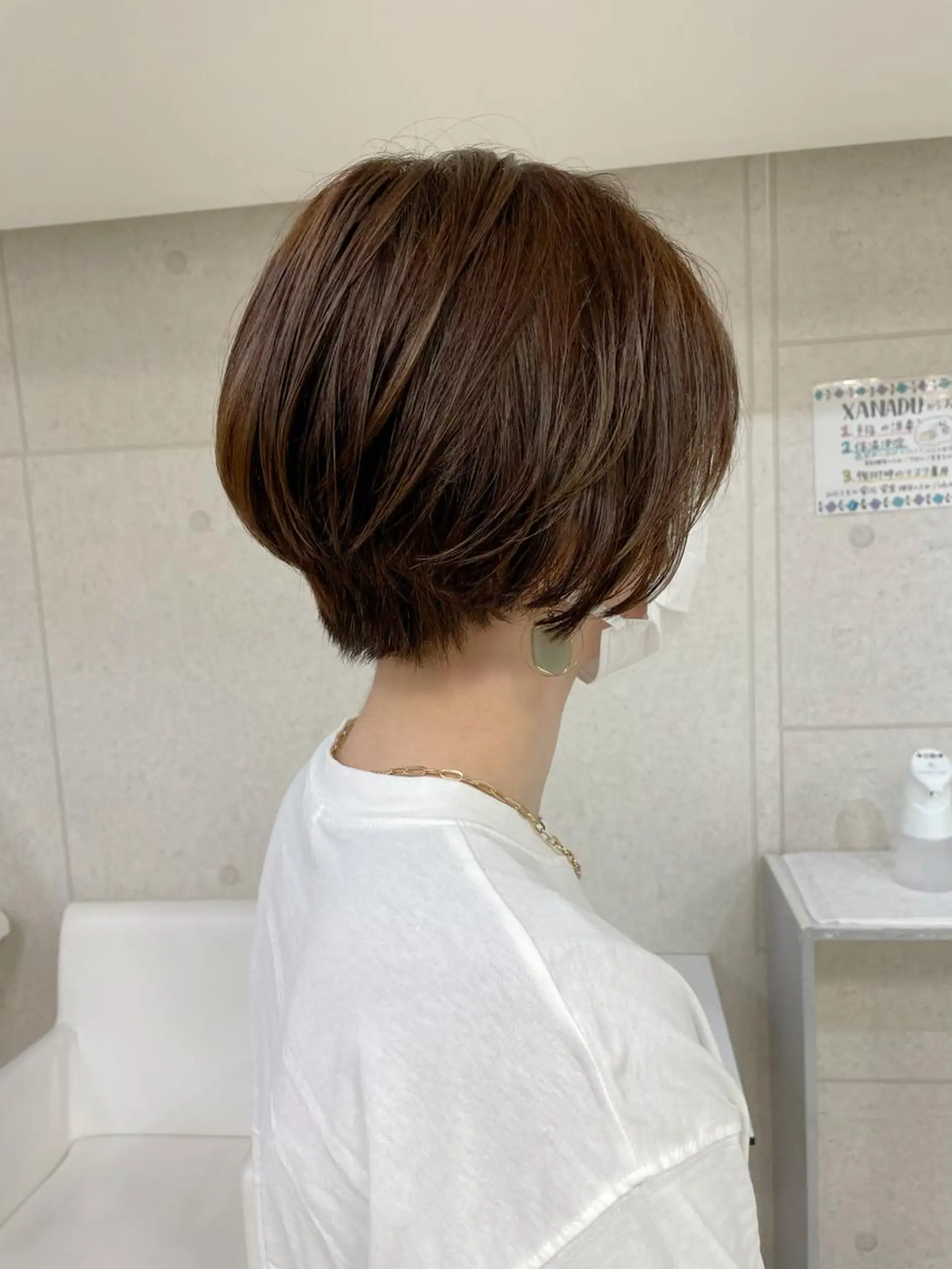 ショート ショートボブ 丸みショート ボブ くびれヘア ショートヘア お悩み解決✨ ASAMIのヘアスタイル