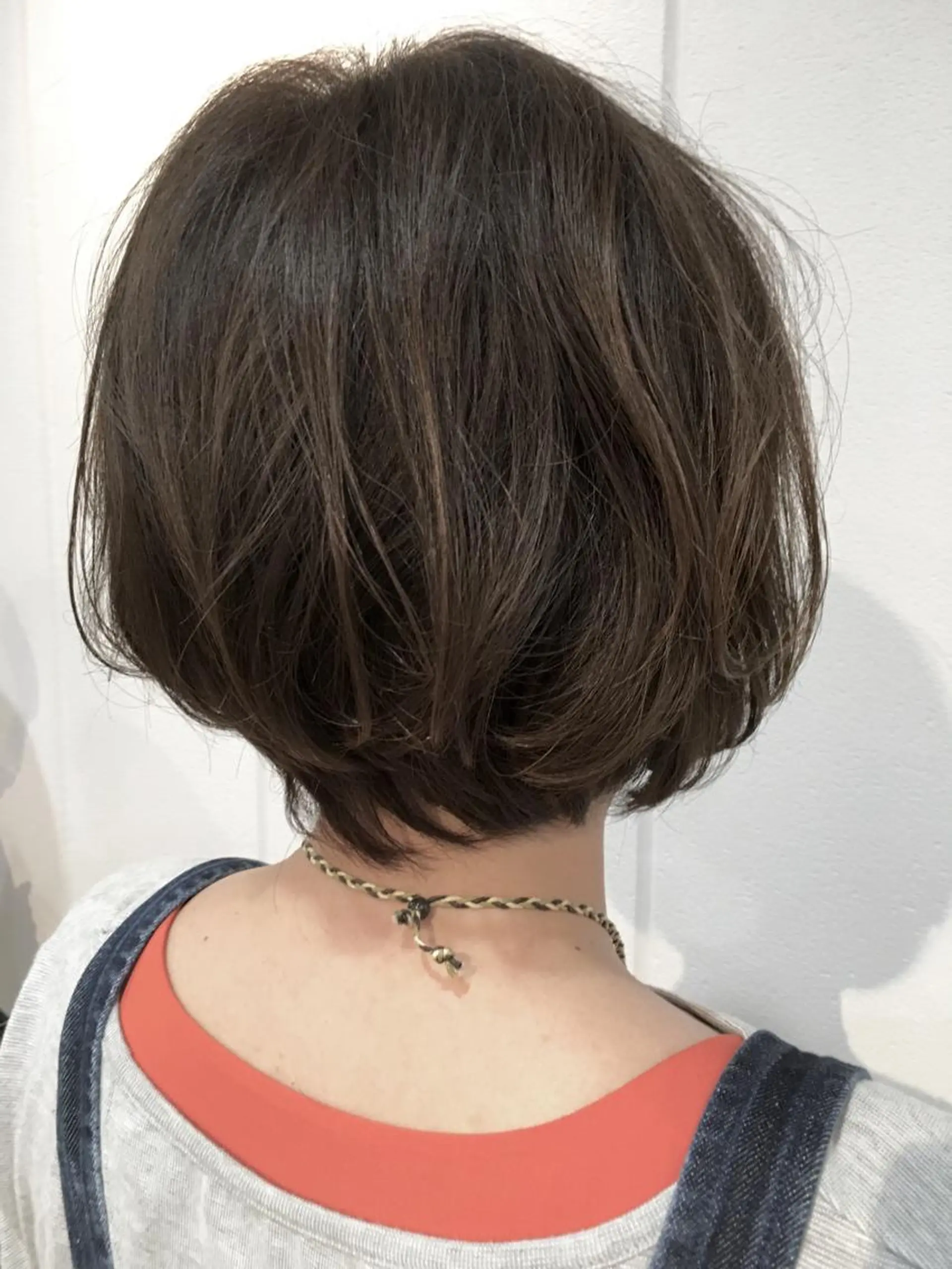 ショート カラー パーマ 店長　鍜治本 颯太のヘアスタイル