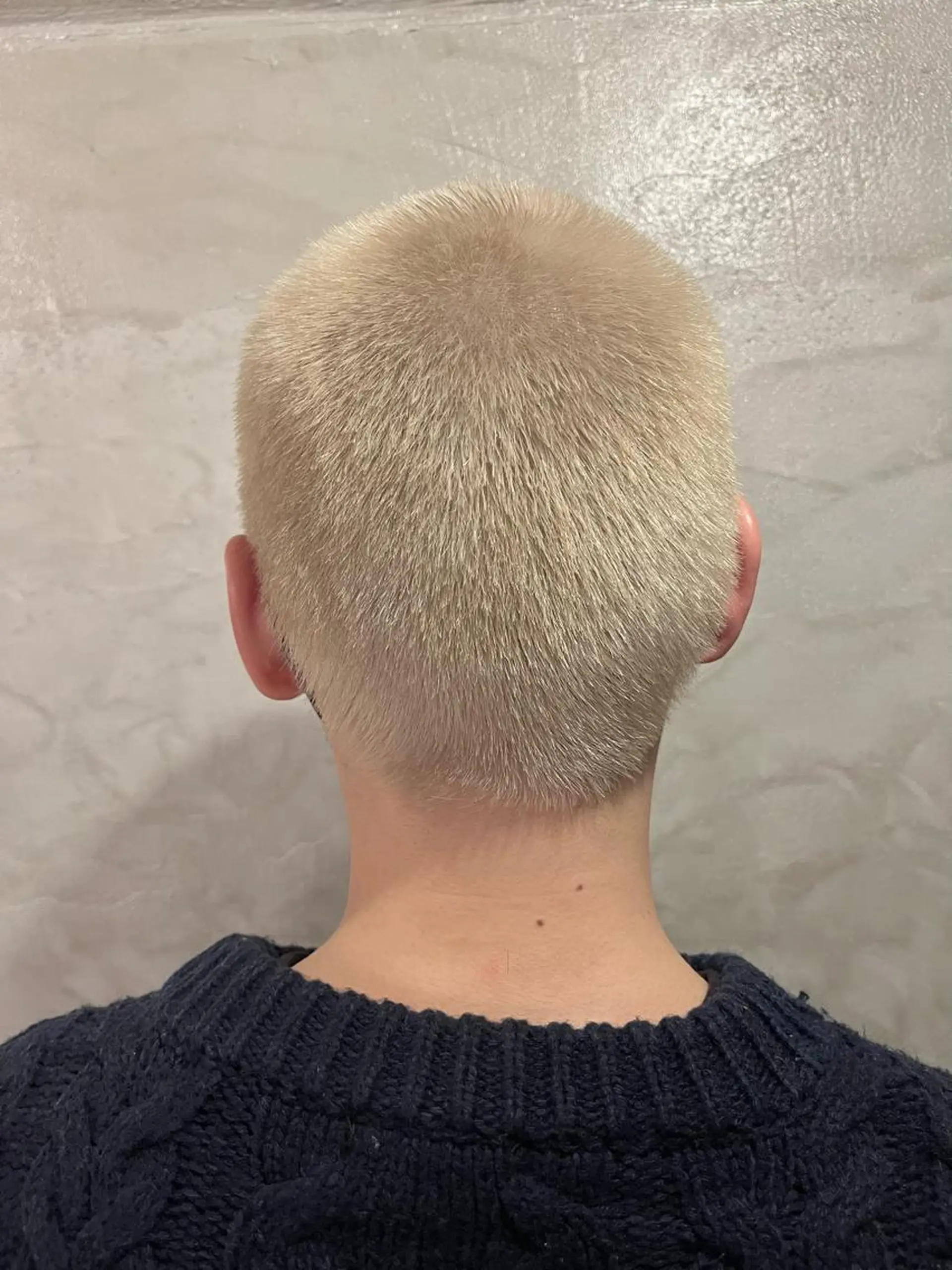 カラー メンズ ベージュカラー ホワイトベージュ ヘアカラー FUJINO RYOのヘアスタイル
