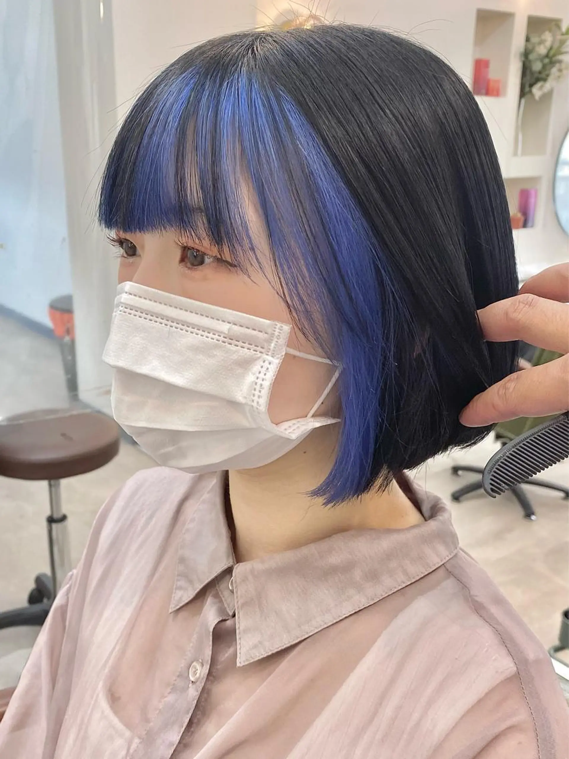 ミディアム カラー インナーカラー カット ヘアカラー トリートメント ヘアセット 💘カラー特化美容師 尾崎拓己のヘアスタイル