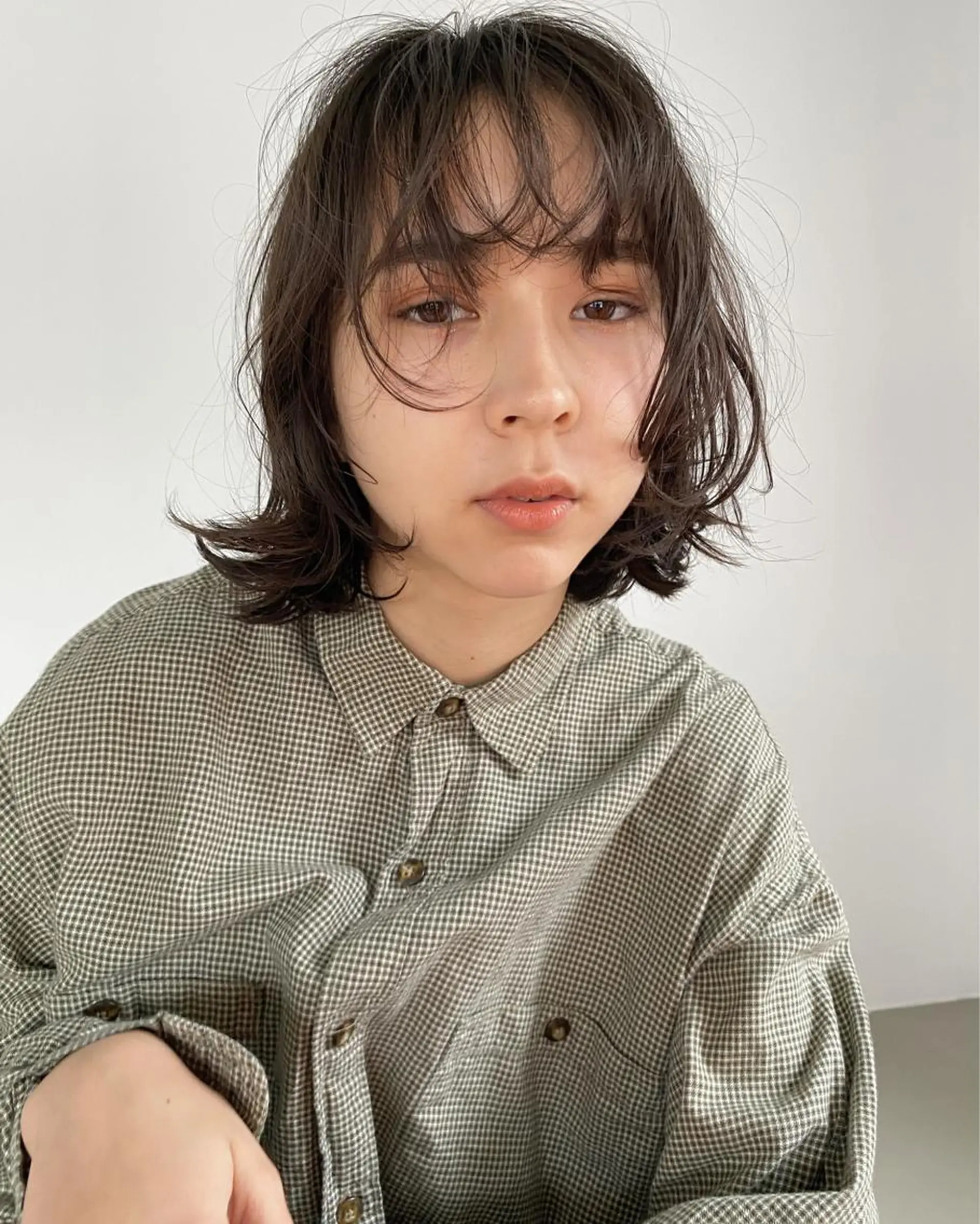 ショート カラー パーマ カット パーマ トリートメント Hayashi Shioriのヘアスタイル