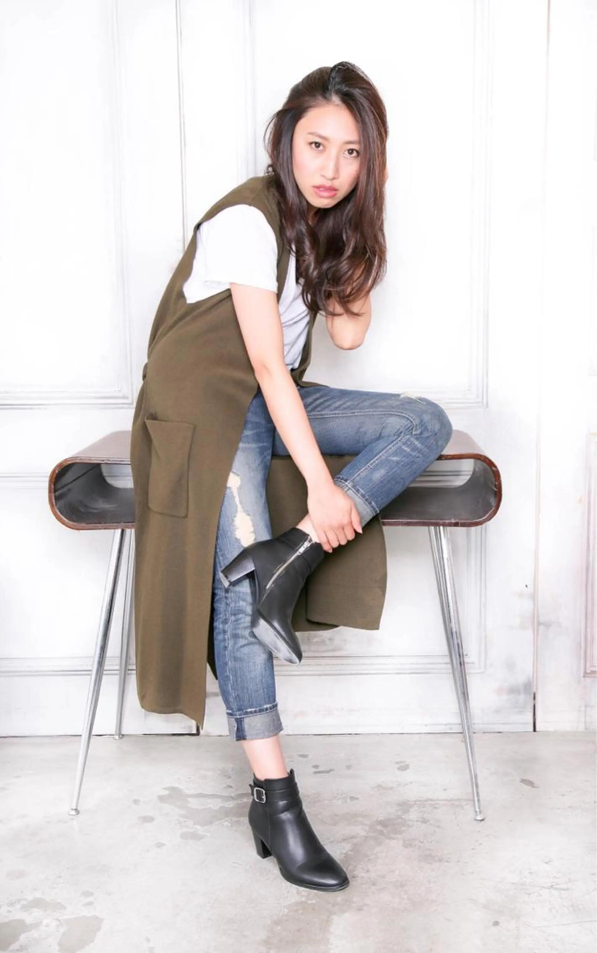 セミロング breathbeauu所属・きよかず キヨカズのヘアスタイル