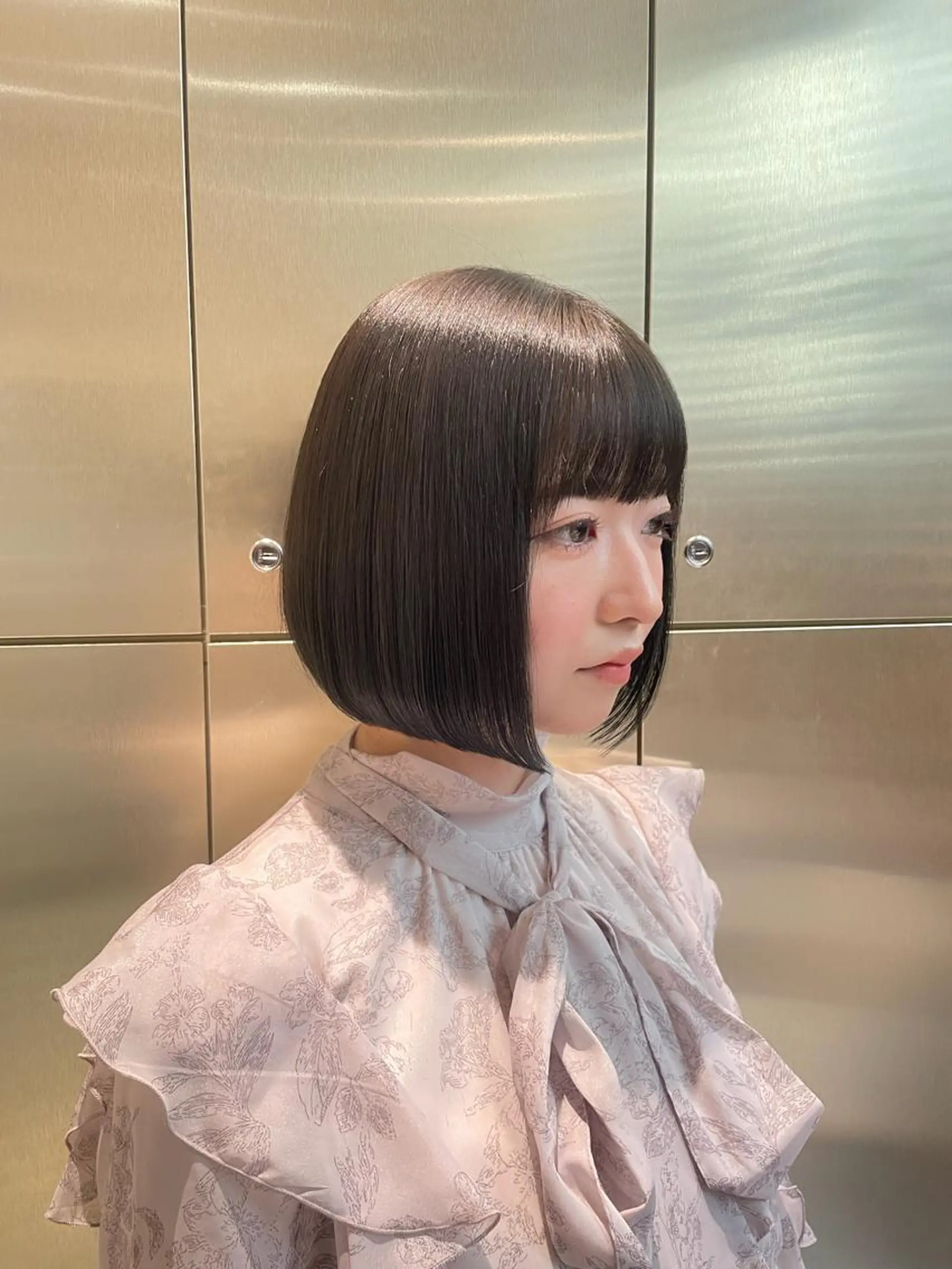 ショート 切りっぱなしボブ ボブ 渋谷/メンズ特化/ 女子ウケ/FUKAのヘアスタイル