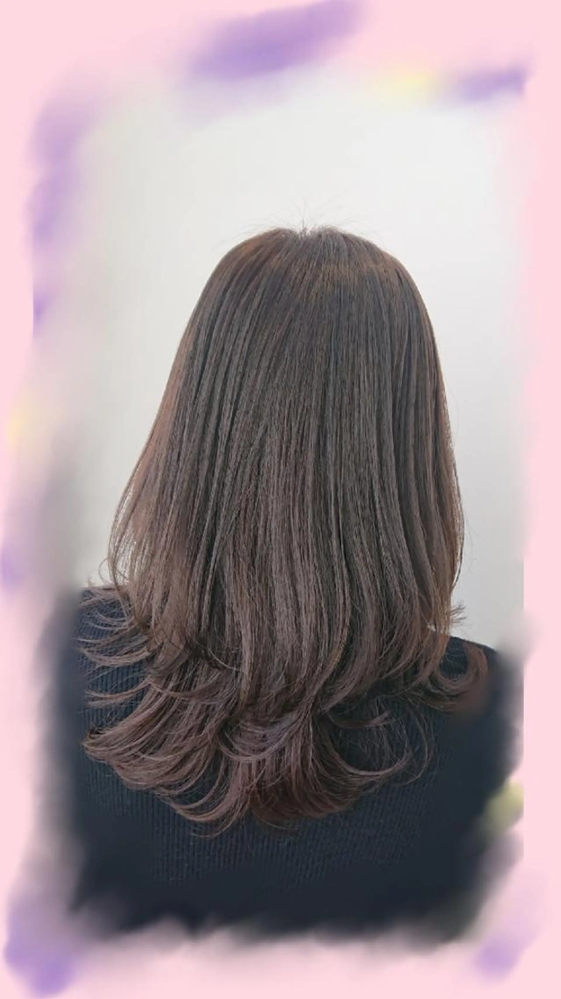 ロング くびれヘア レイヤーカット ローレイヤー カット ヘアカラー パーマ 松浦 美和【miwa】のヘアスタイル