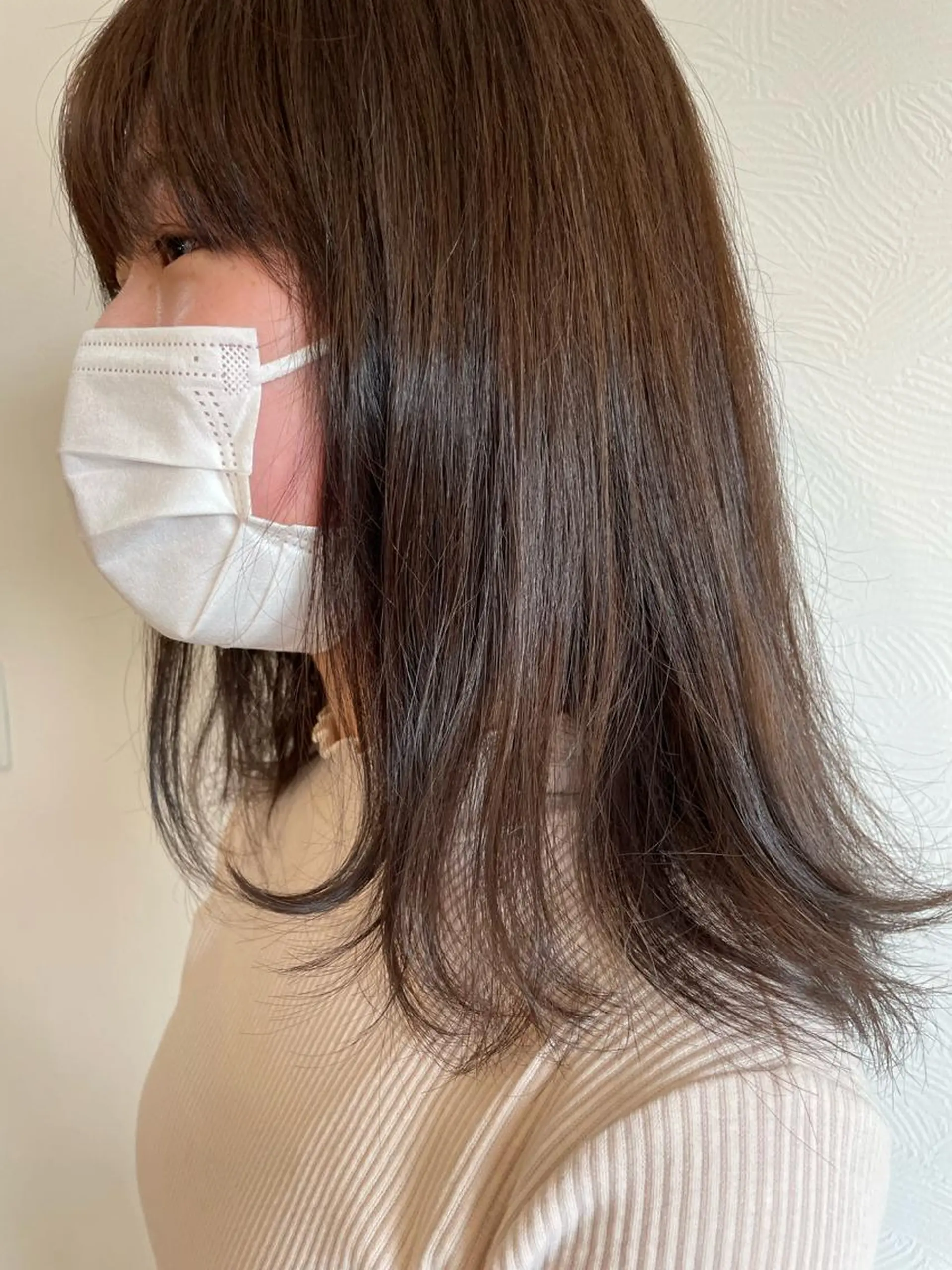 ミディアム 仙台ブリーチカラー デザインカラーあすかのヘアスタイル