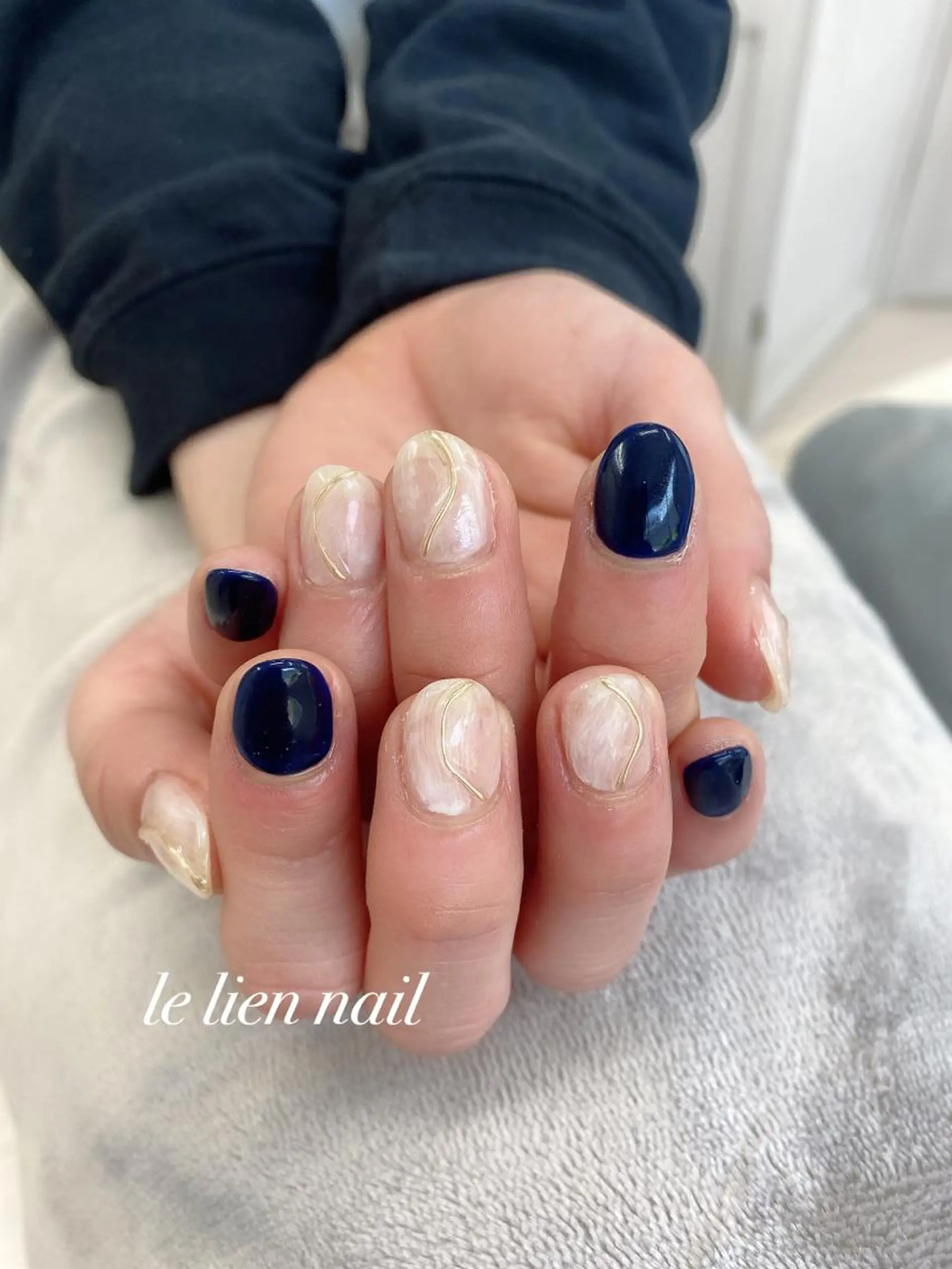 ネイル ニュアンスネイル ハンドネイル le lien nailのネイルデザイン