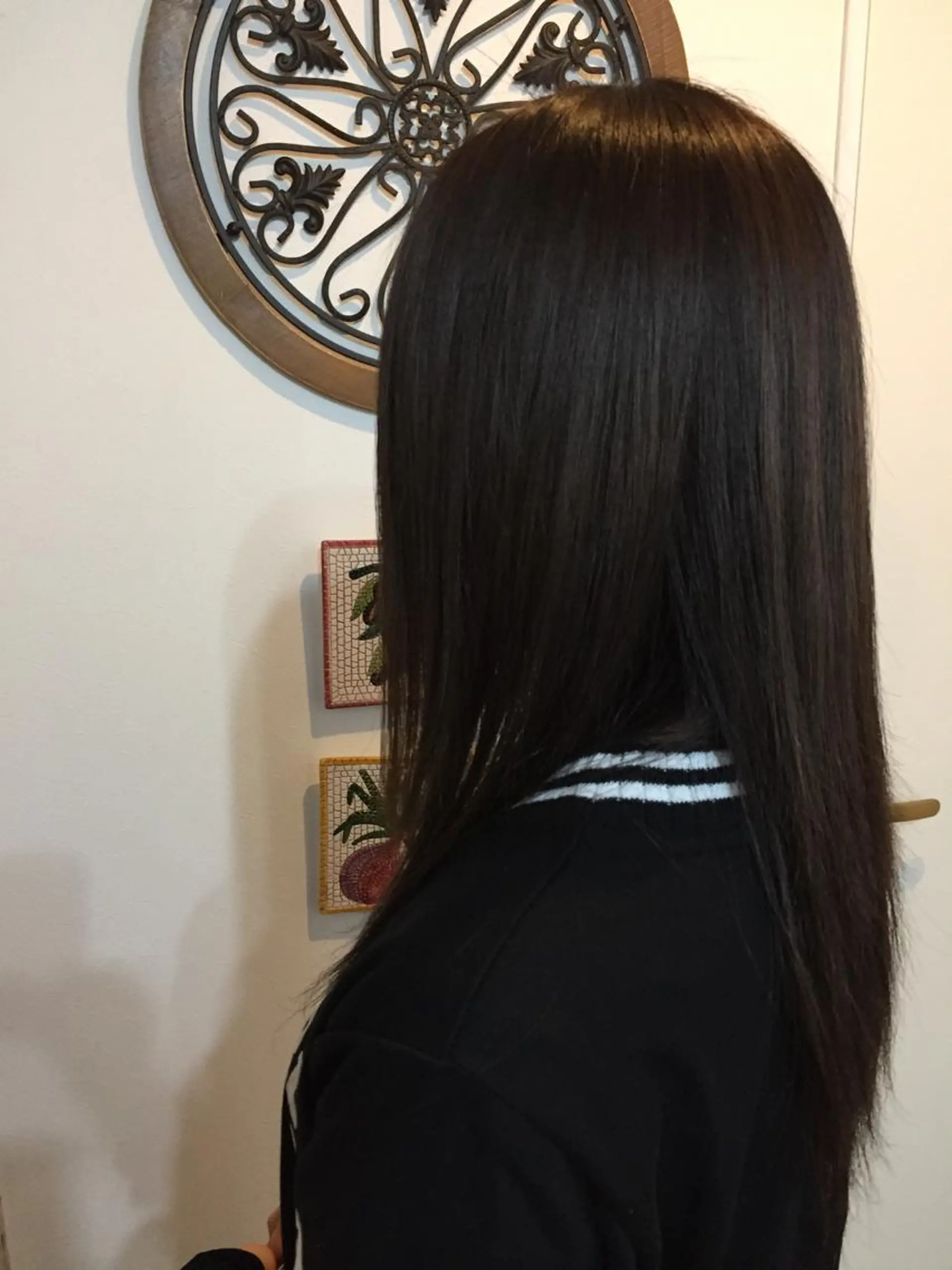 カラー イルミナカラー 縮毛矯正 atoll所属・中山 ルミ子のヘアスタイル