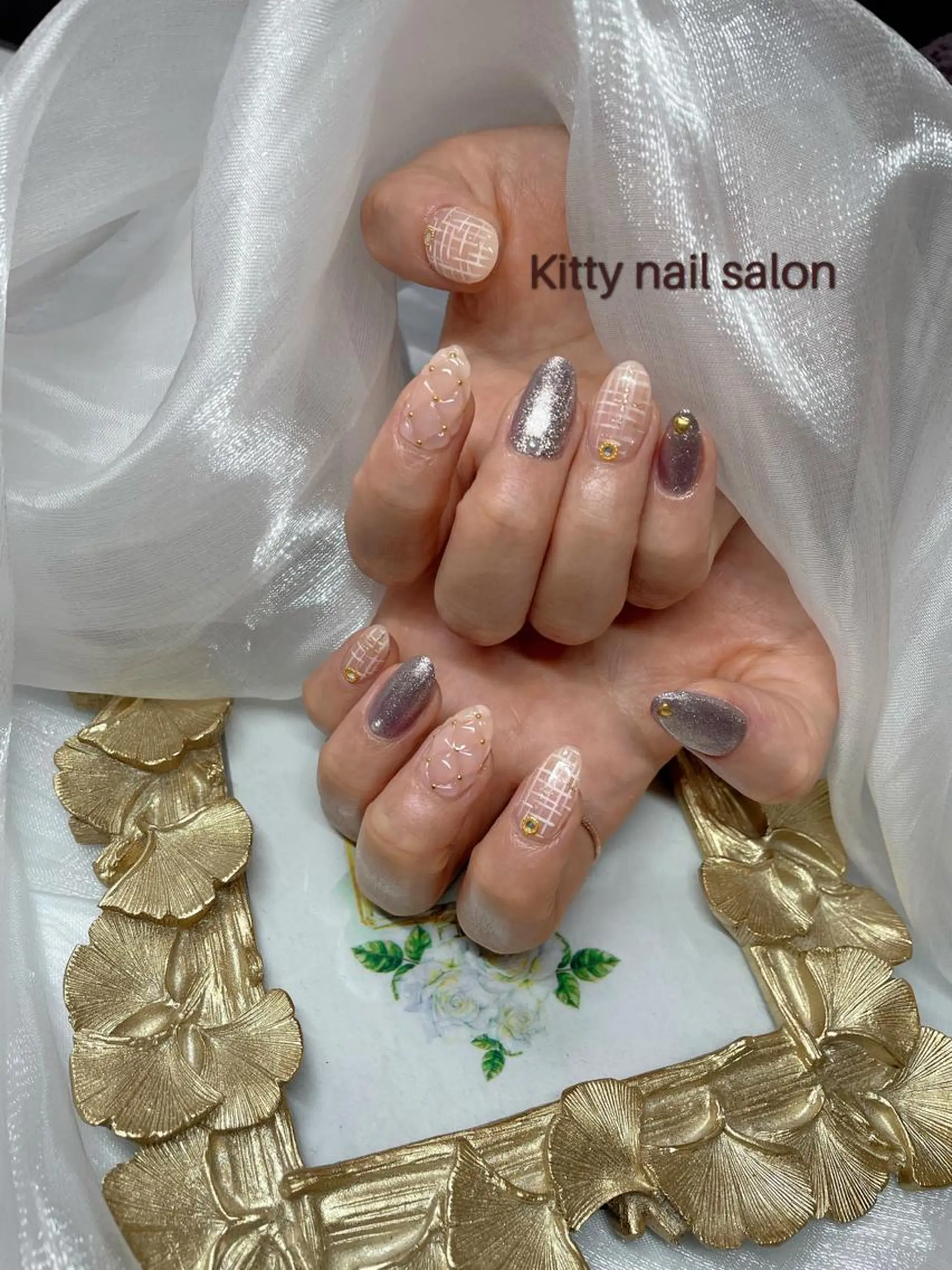 ネイル ハンドネイル kitty nail salonのネイルデザイン