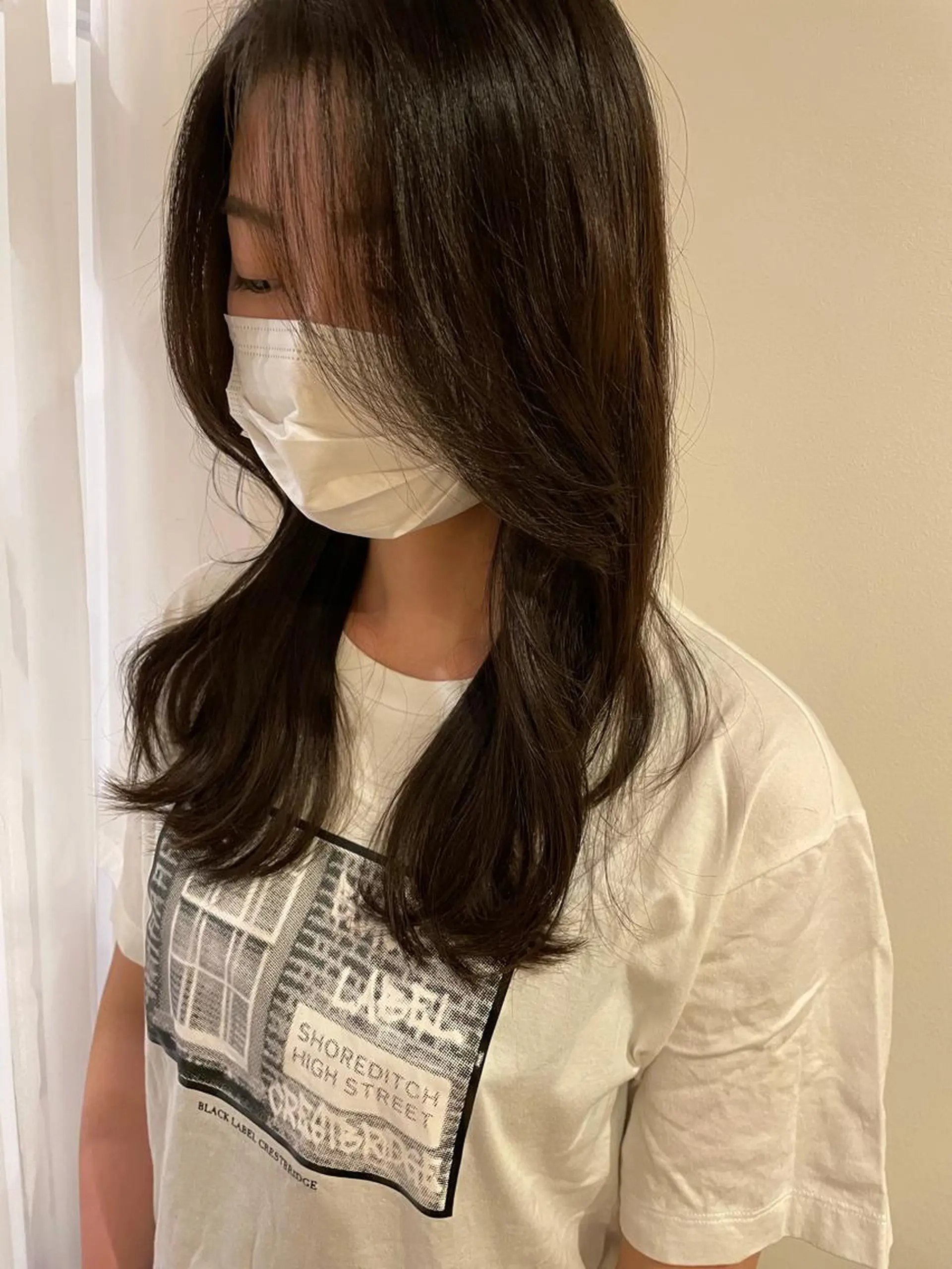 ロング 藤井 みなみのヘアスタイル