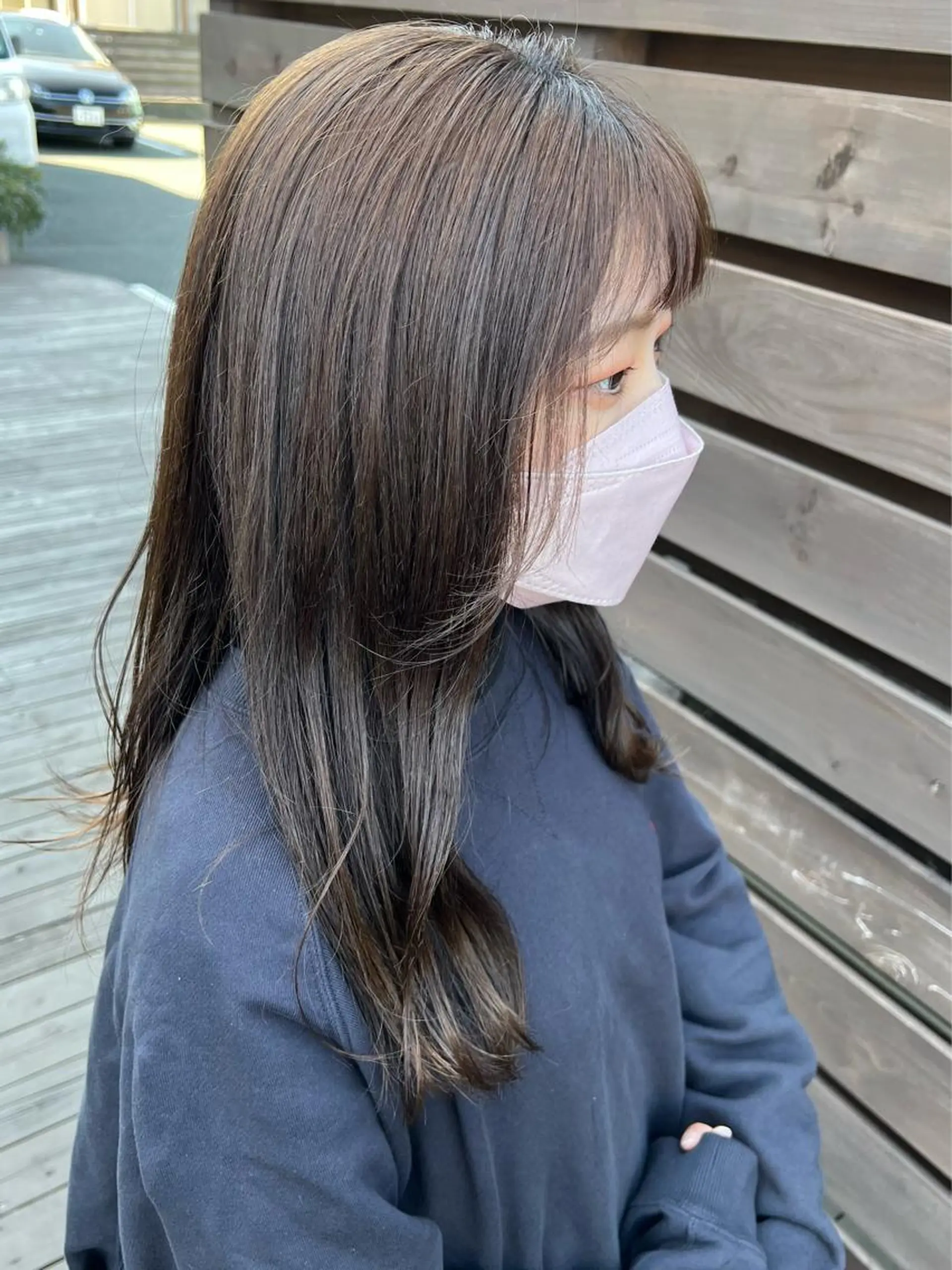 セミロング カラー 毛流れフェザー スタイル🔹竹内凌のヘアスタイル