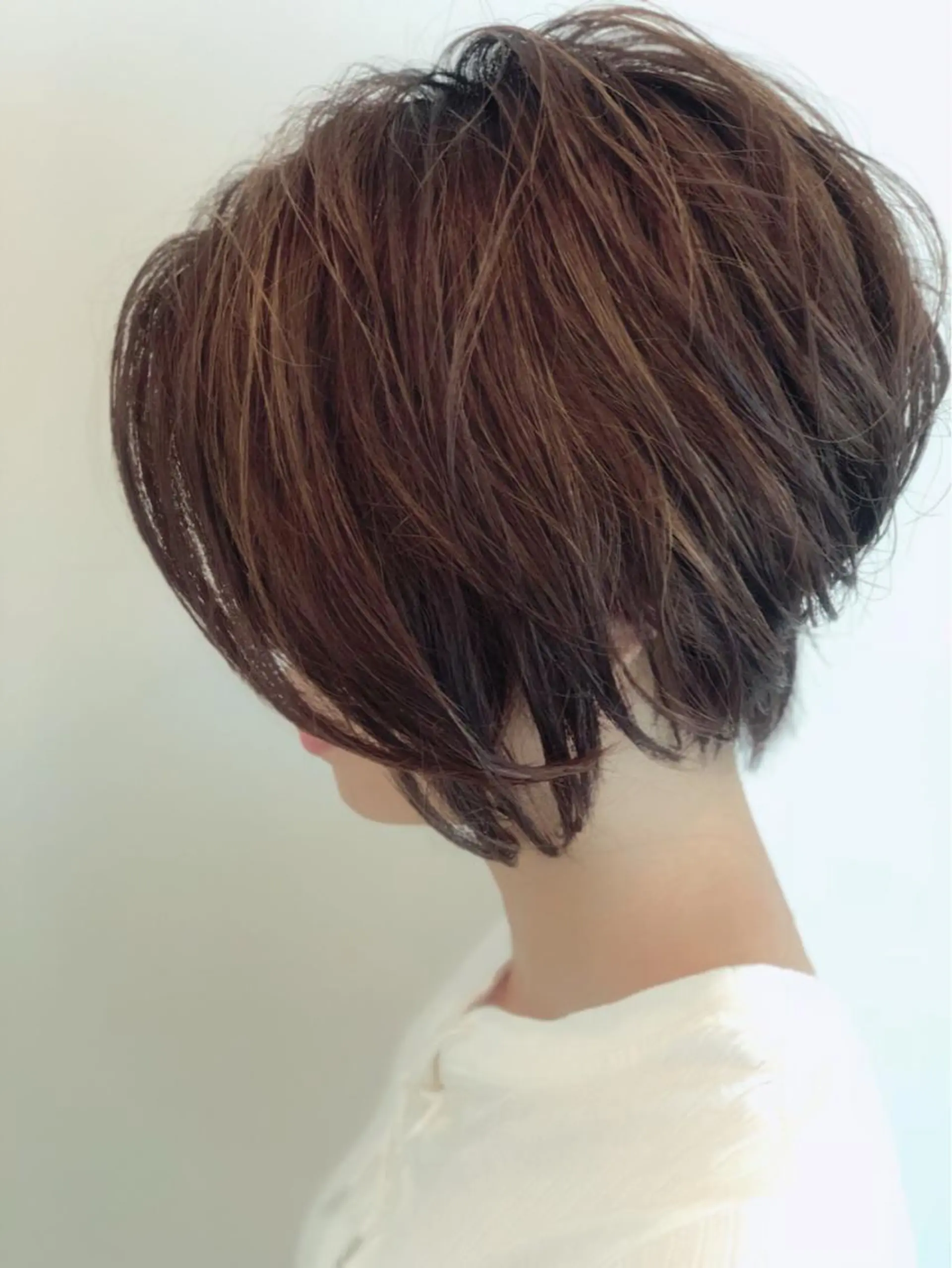 ショート カラー ボブ 髪質改善/艶髪 永山のヘアスタイル