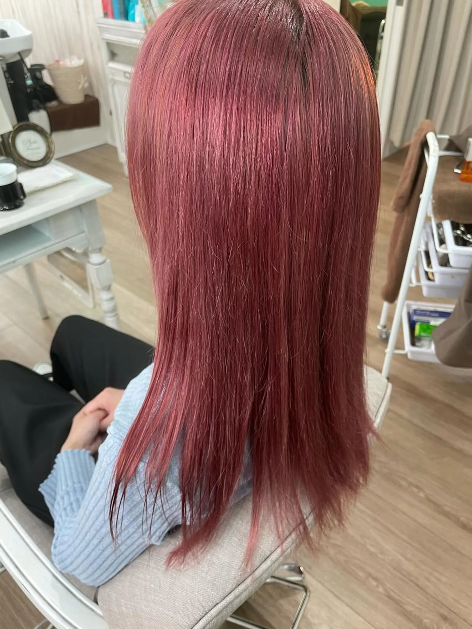 ロング ヘアカラー トリートメント 🐆アンドウ チカコ🦓のヘアスタイル