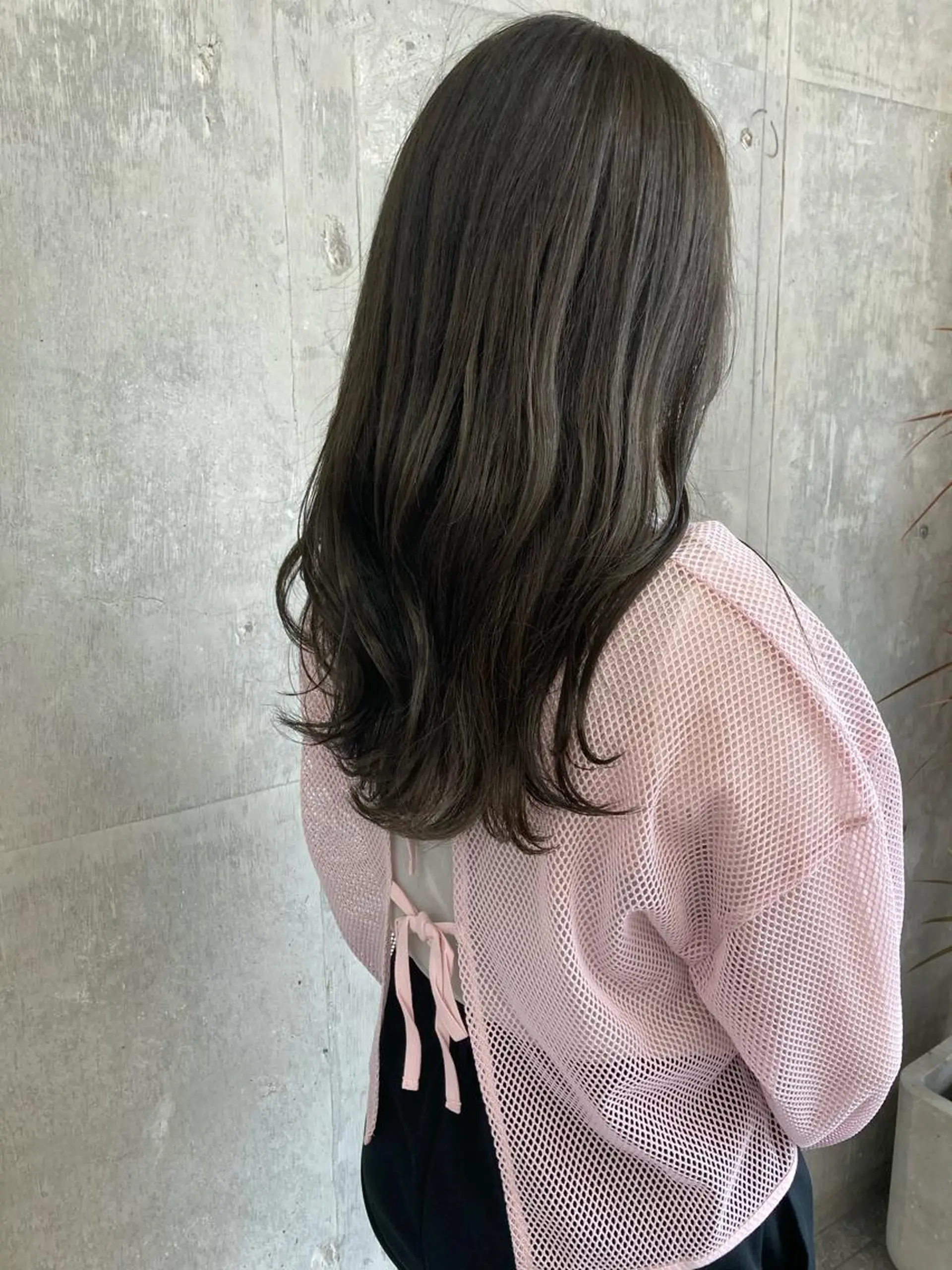 セミロング カラー ベージュカラー オリーブベージュ 小木曽智美 /ボブ/ショートのヘアスタイル