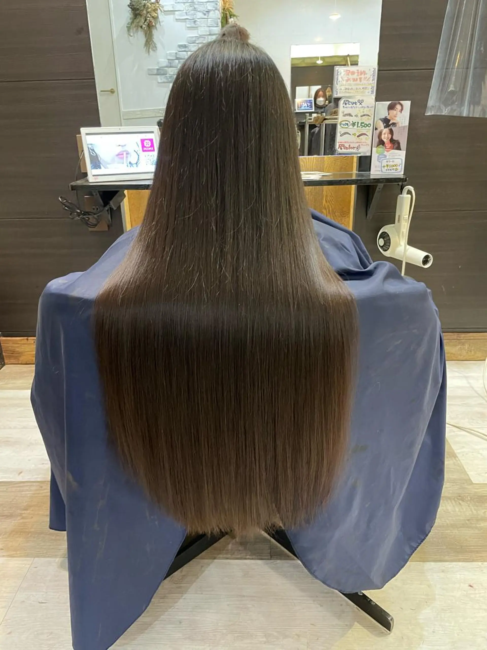 ロング ロング カット 正分 真美のヘアスタイル