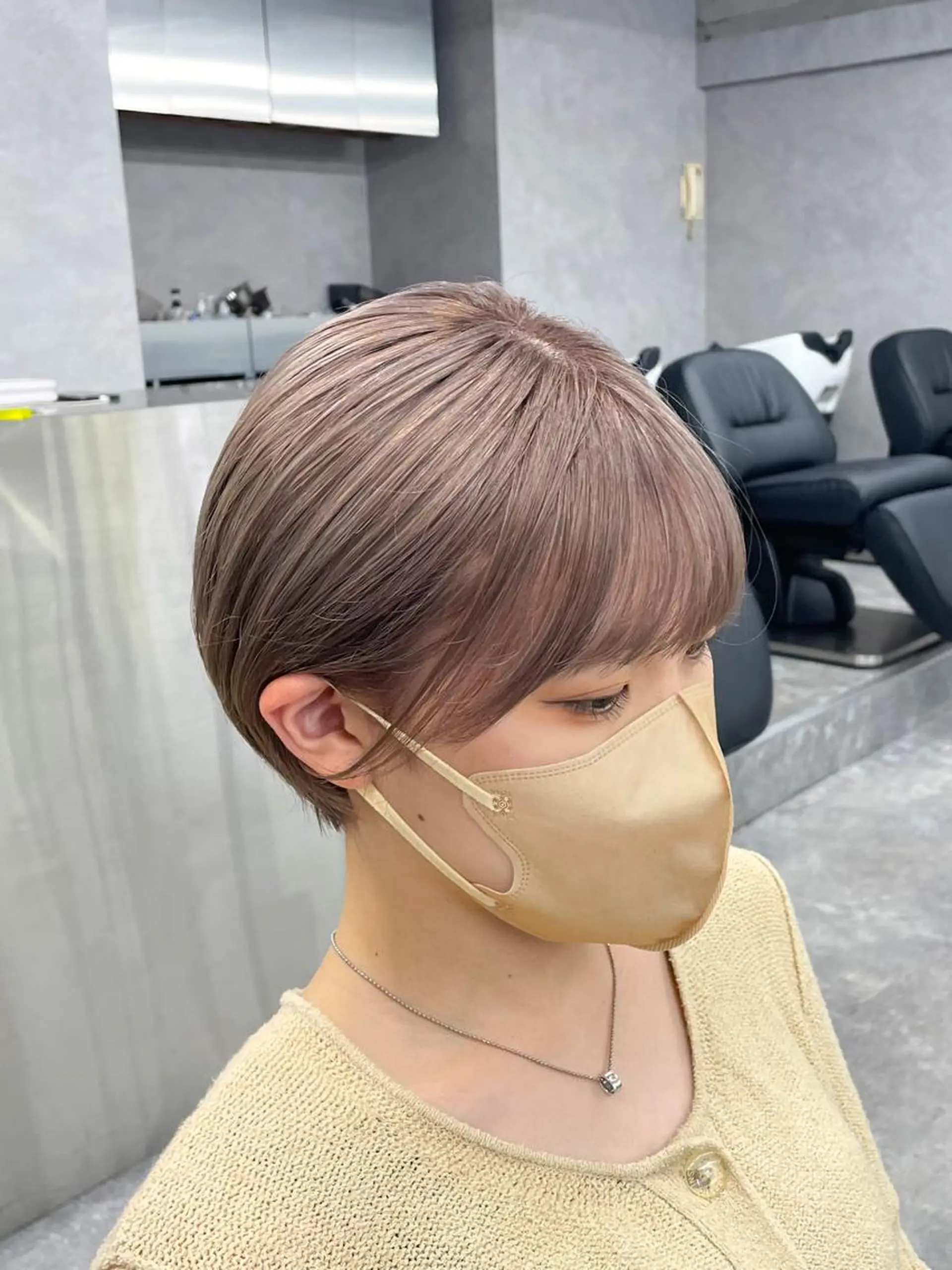 ショート カラー パーマ ヘアアレンジ メンズ キッズ ネイル マツエク・マツパ アイブロウ 切りっぱなしボブ ショートボブ メンズブリーチ メンズハイトーン マッシュ GO TODAY SHAiRE SALON所属・大人スタイル 太田のヘアスタイル