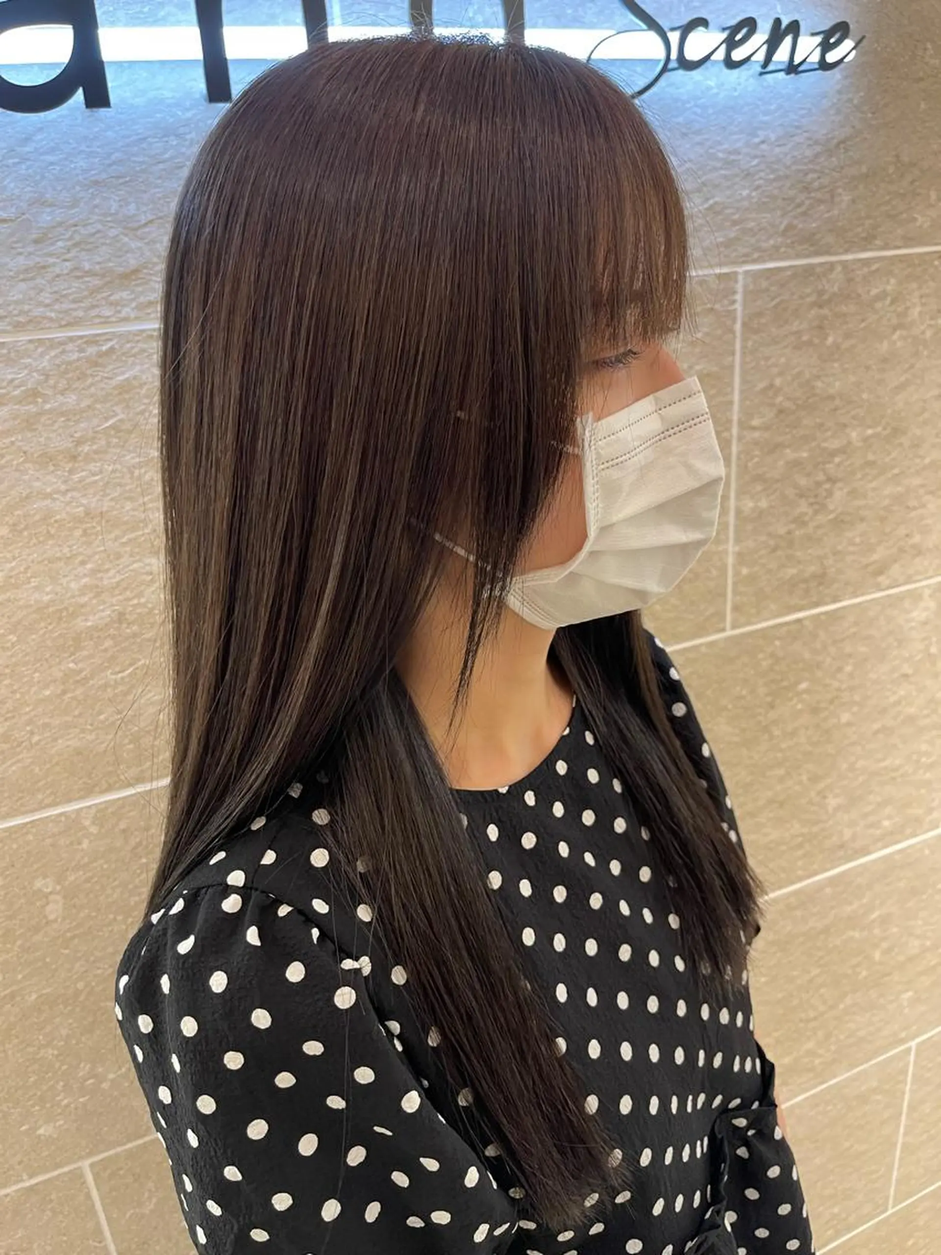 ロング カラー ヘアアレンジ 美容室sand 横浜のヘアスタイル