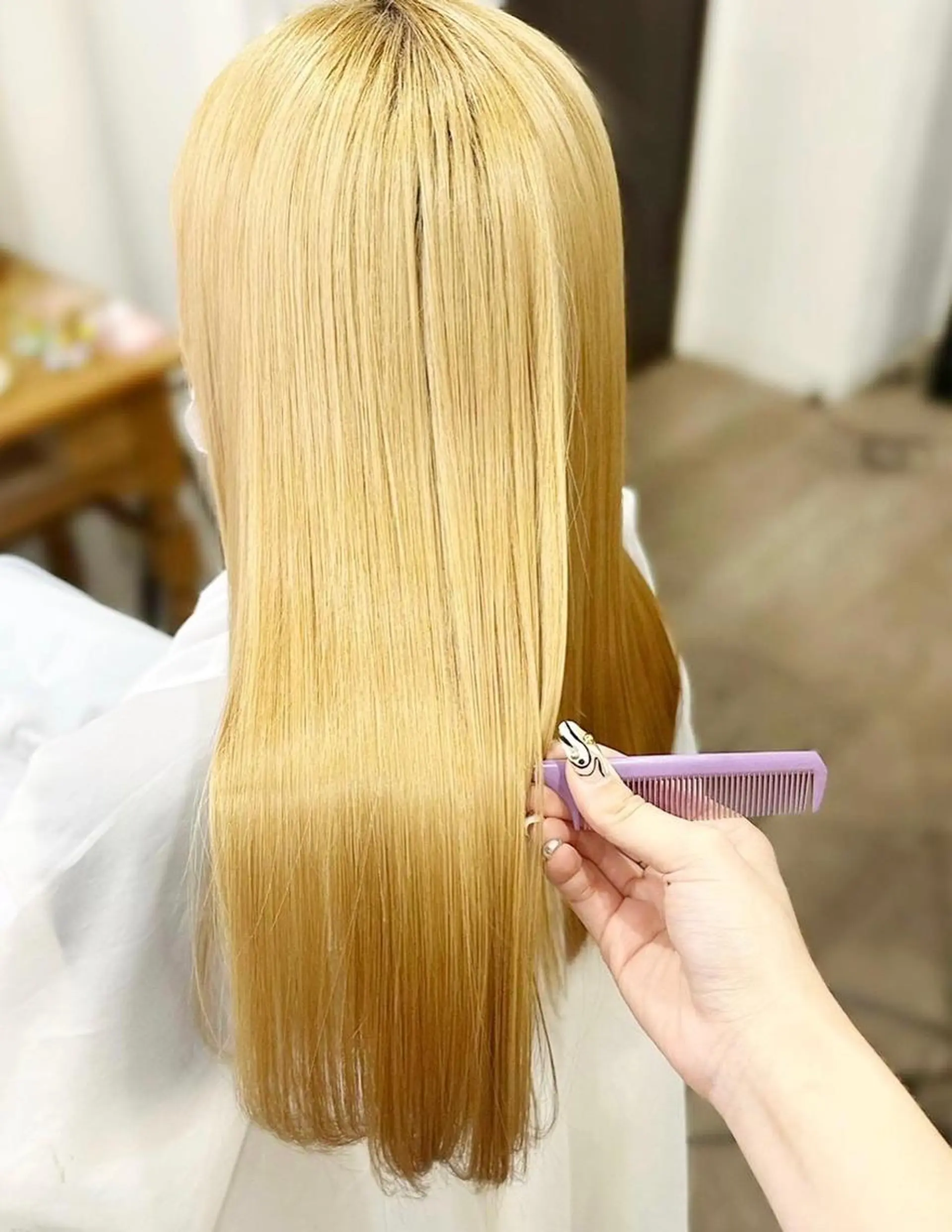 ロング カラー ロング トリートメント 酸熱トリートメント 髪質改善　jewel box~私のトリートメント~東梅田店所属・💎髪質改善専門 jewel boxのヘアスタイル