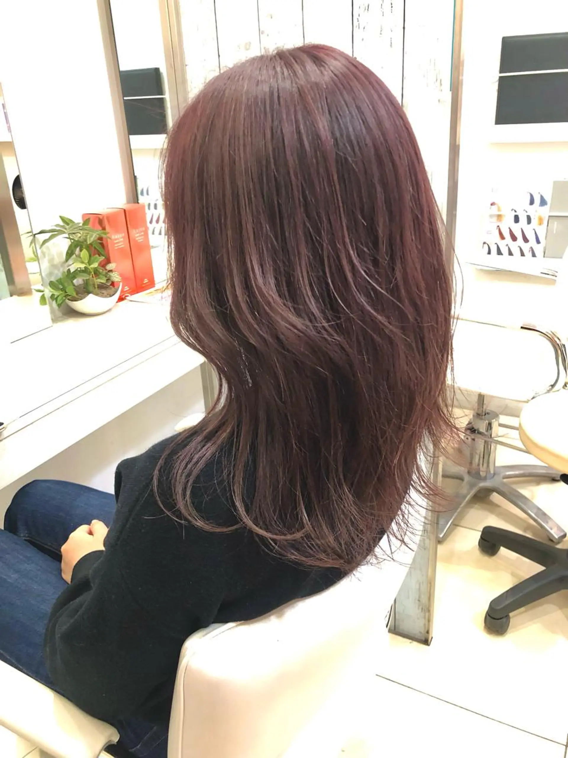 セミロング カラー ベージュカラー ピンクカラー ピンクベージュ ヘアカラー 🤎ベージュカラー/ 髪質改善/山岸🤎のヘアスタイル